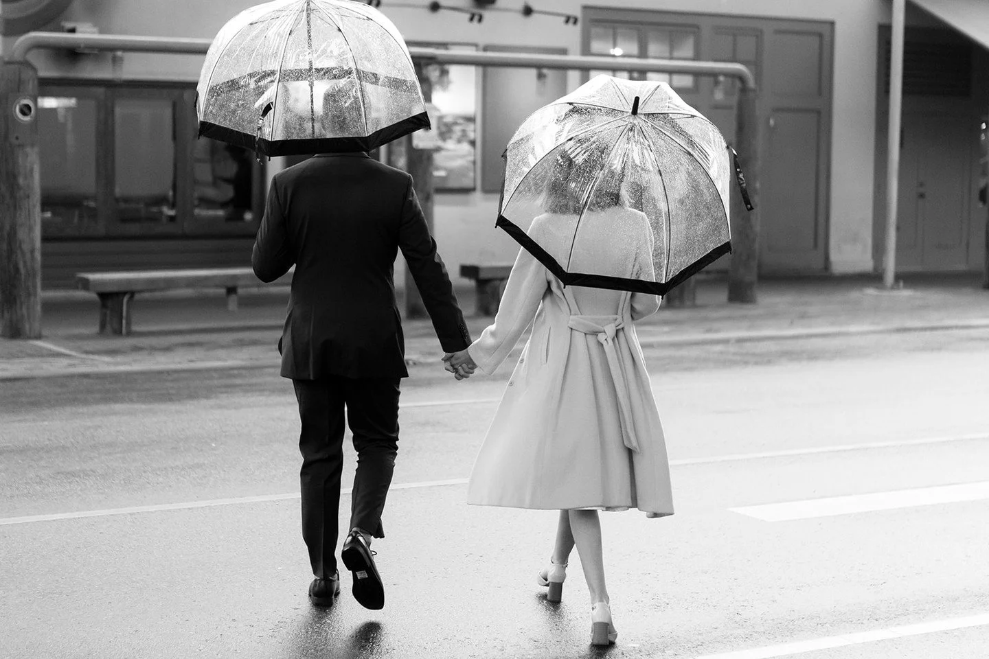 Rain or shine, love always shows up. ☔️🤍

Weddings don&rsquo;t wait for perfect weather and honestly, some of the most beautiful moments happen when the skies open up. A little rain, a shared umbrella, and the promise of a lifetime together&hellip; 