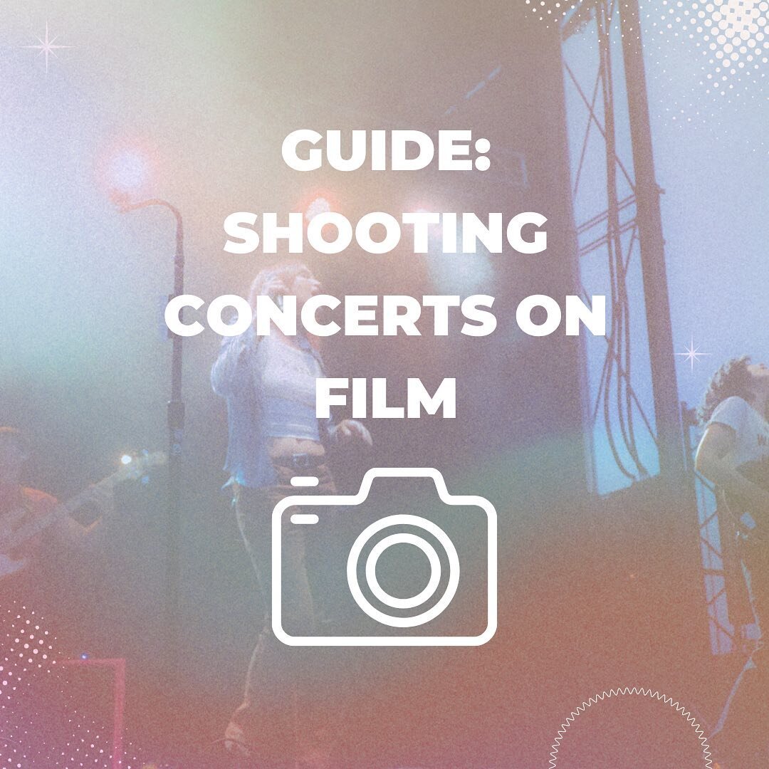As shows open up &amp; we can get back to live shows, many photographers have the opportunity to get in the photo pit for the first time &amp; we get how nerve wracking it can be when shooting on film 😅

🎞 We&rsquo;ve put together a guide to ease a