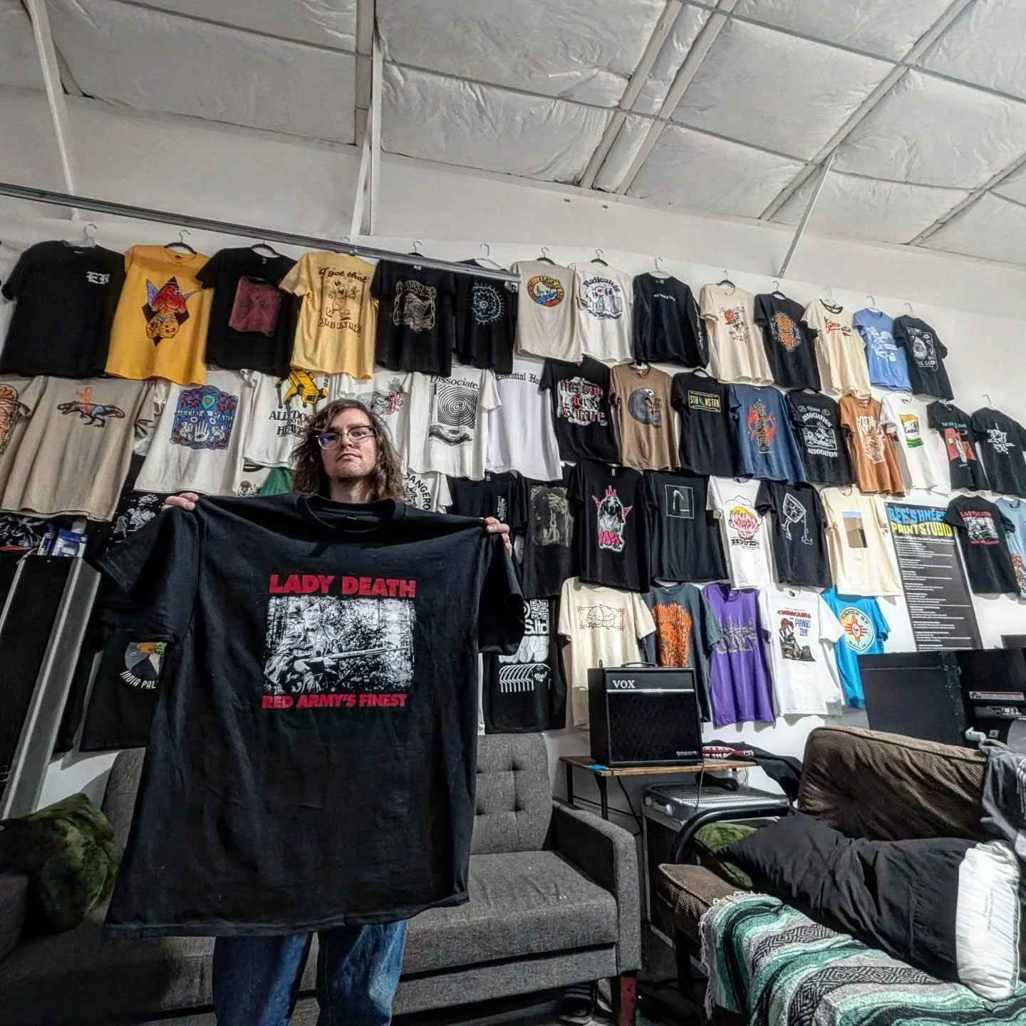 EVERYONE GO GET A SHIRT FROM @cosmic_q.t.1312 THEY DID A GOOD JOB

baby's first print project, 3 color fronts and backs!
Available soon at BKPS.ltd!