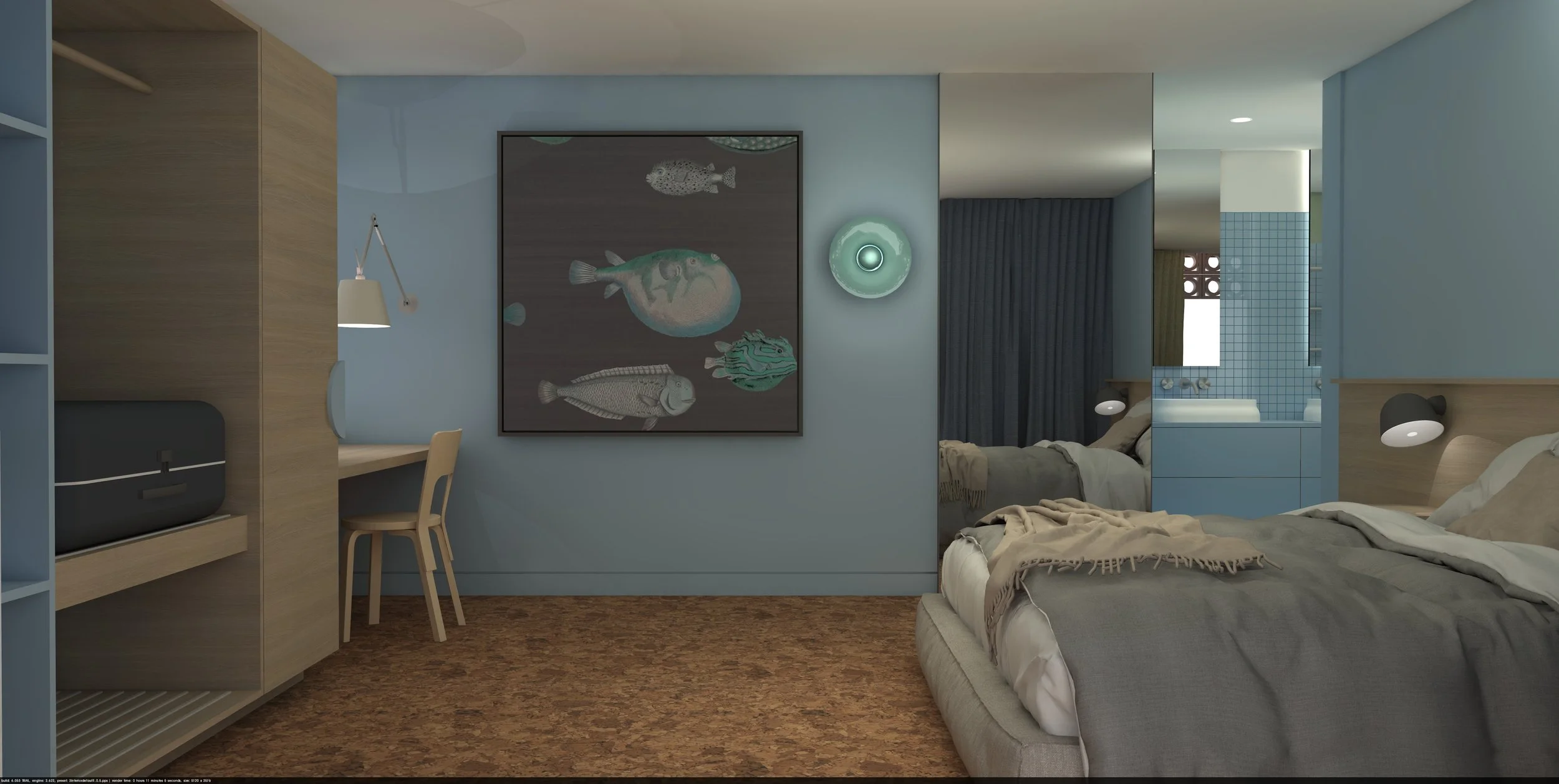 15. Render Ground Floor Bedroom 1_11 Fiesta Crescent Copacabana.JPEG