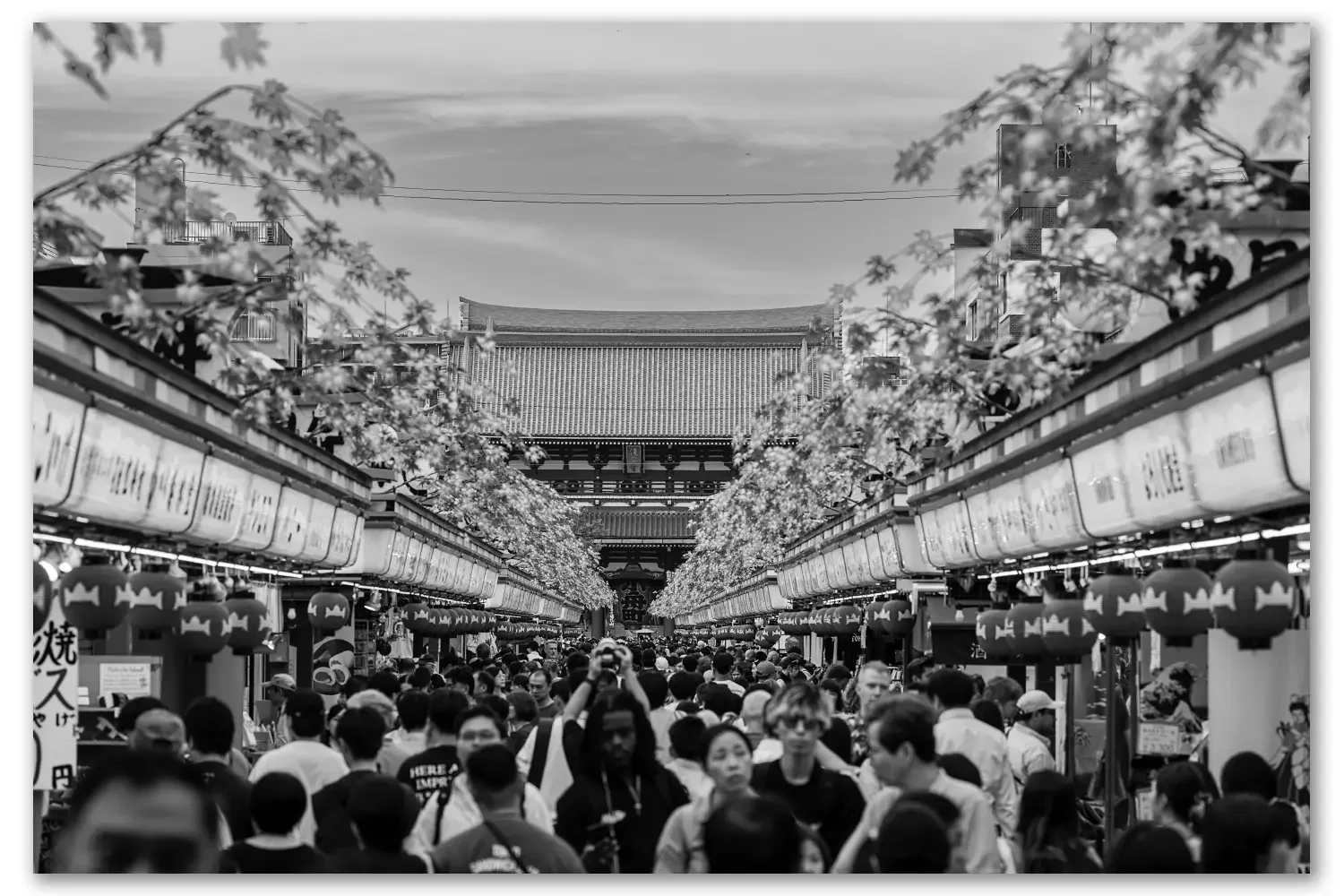 Main shopping street of Senso-Ji Temple