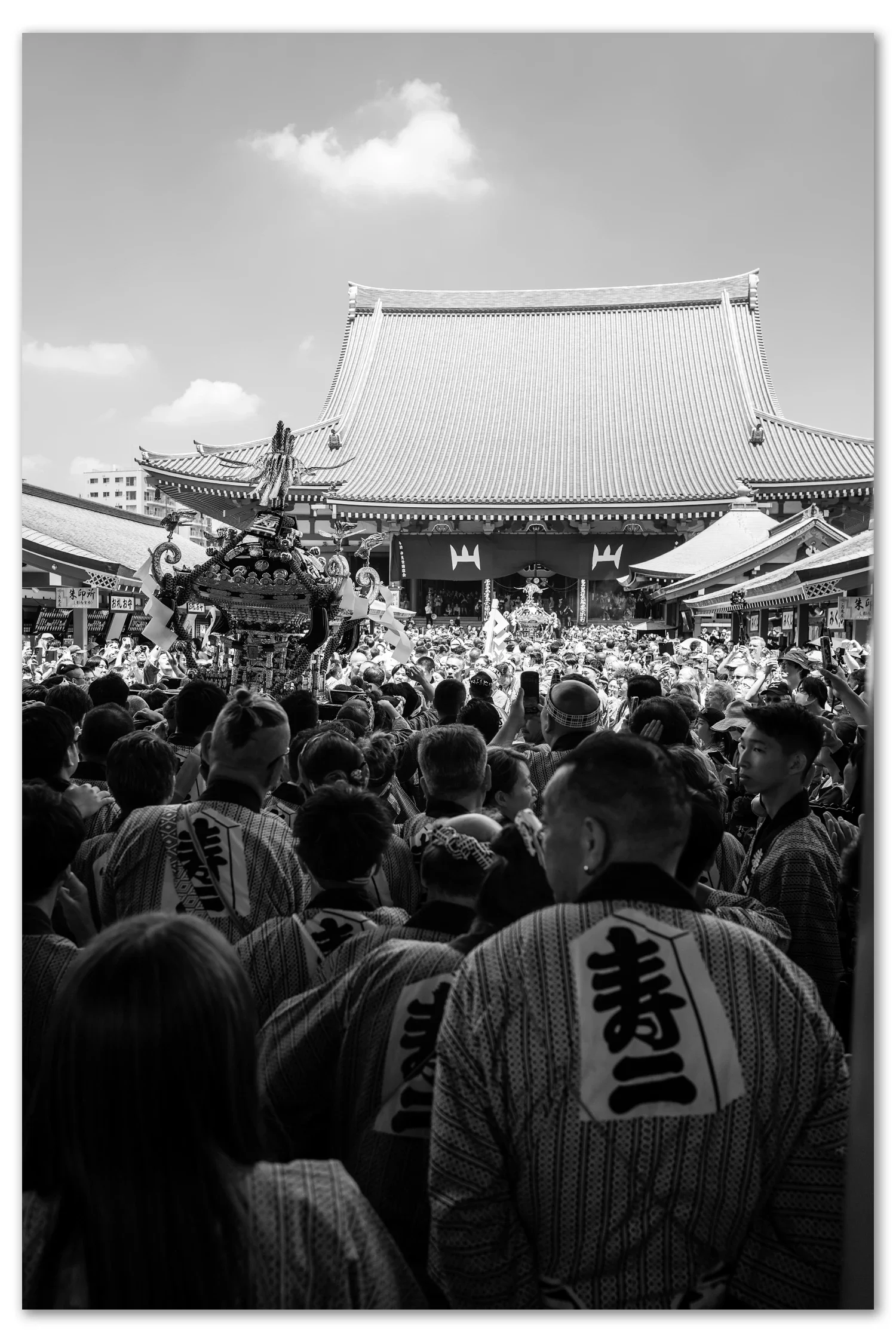 Sanja Matsuri crowd at Sensoji Temple
