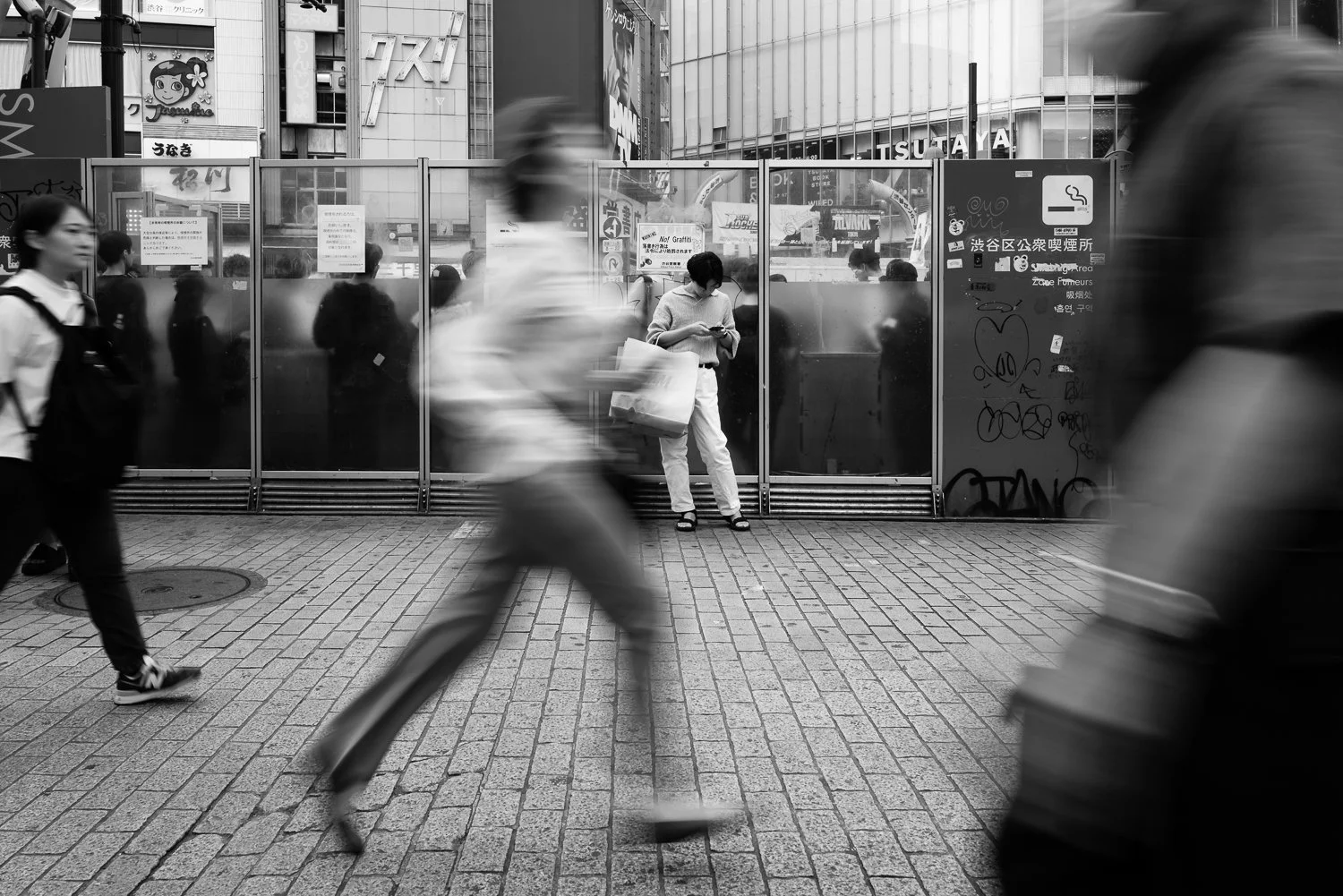 People at Shibuya Crossing photo workshop