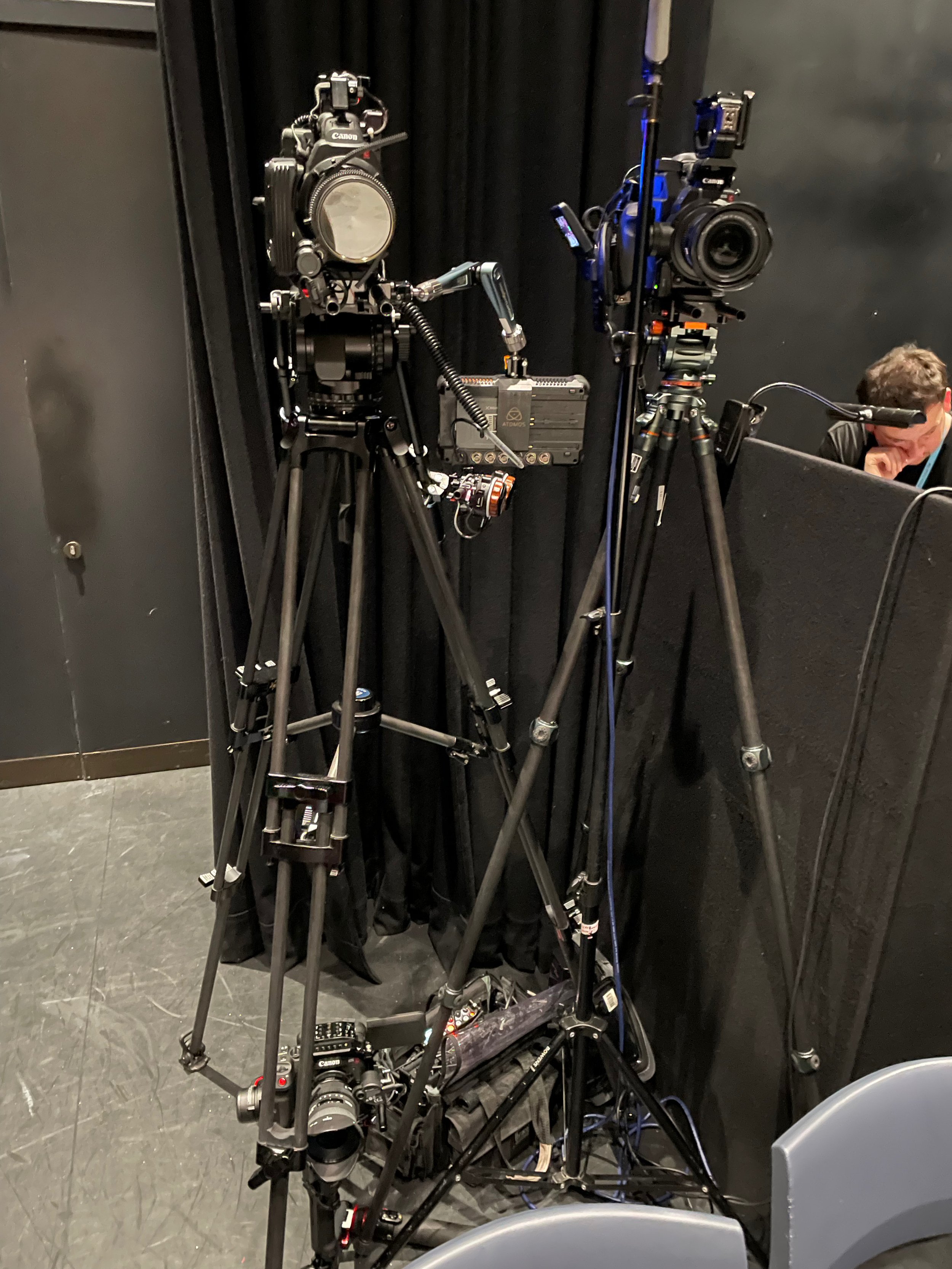 2 Cameras and a gimbal setup for Brighton College
