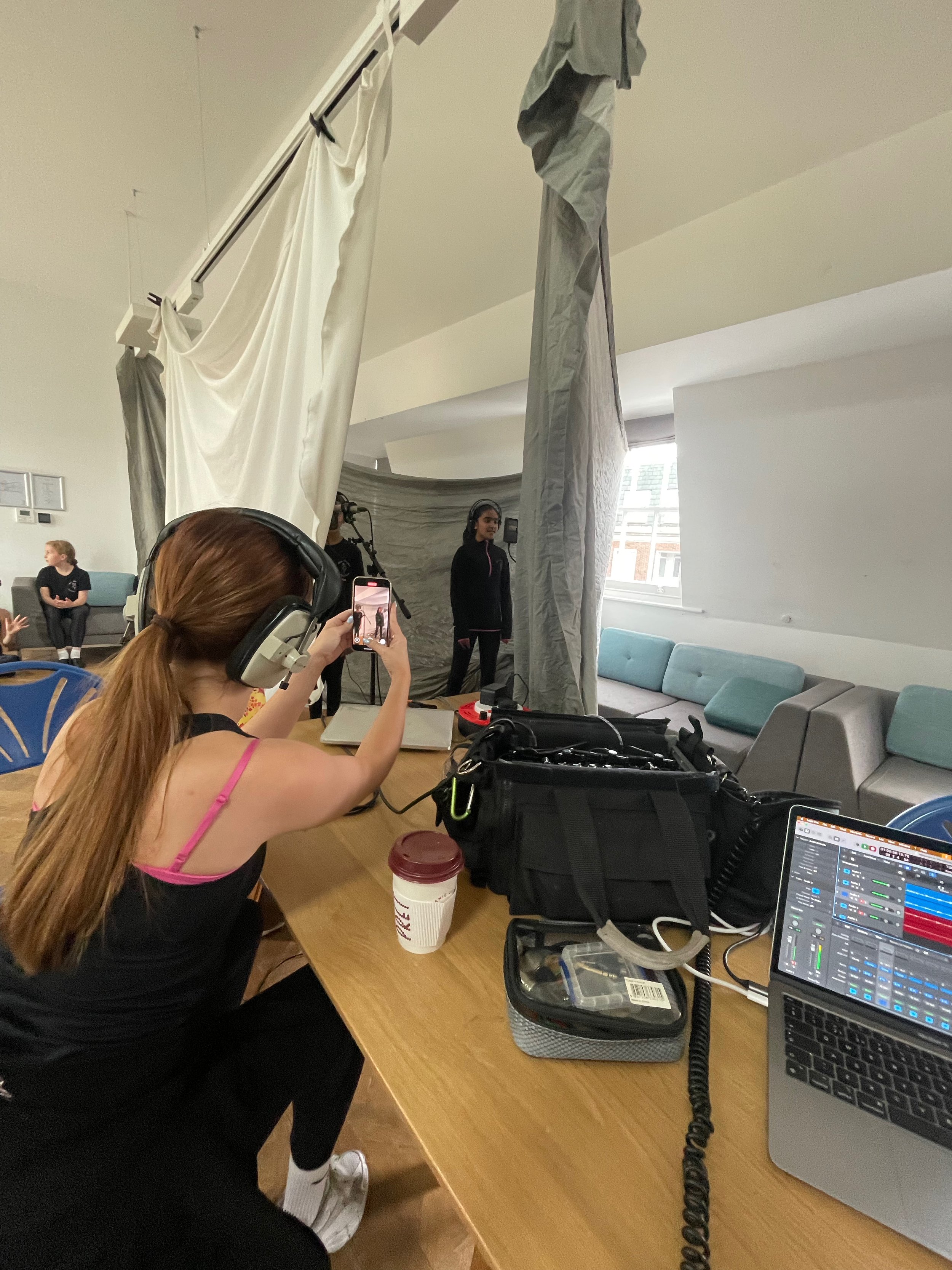 Recording vocals for RTAD show 2025