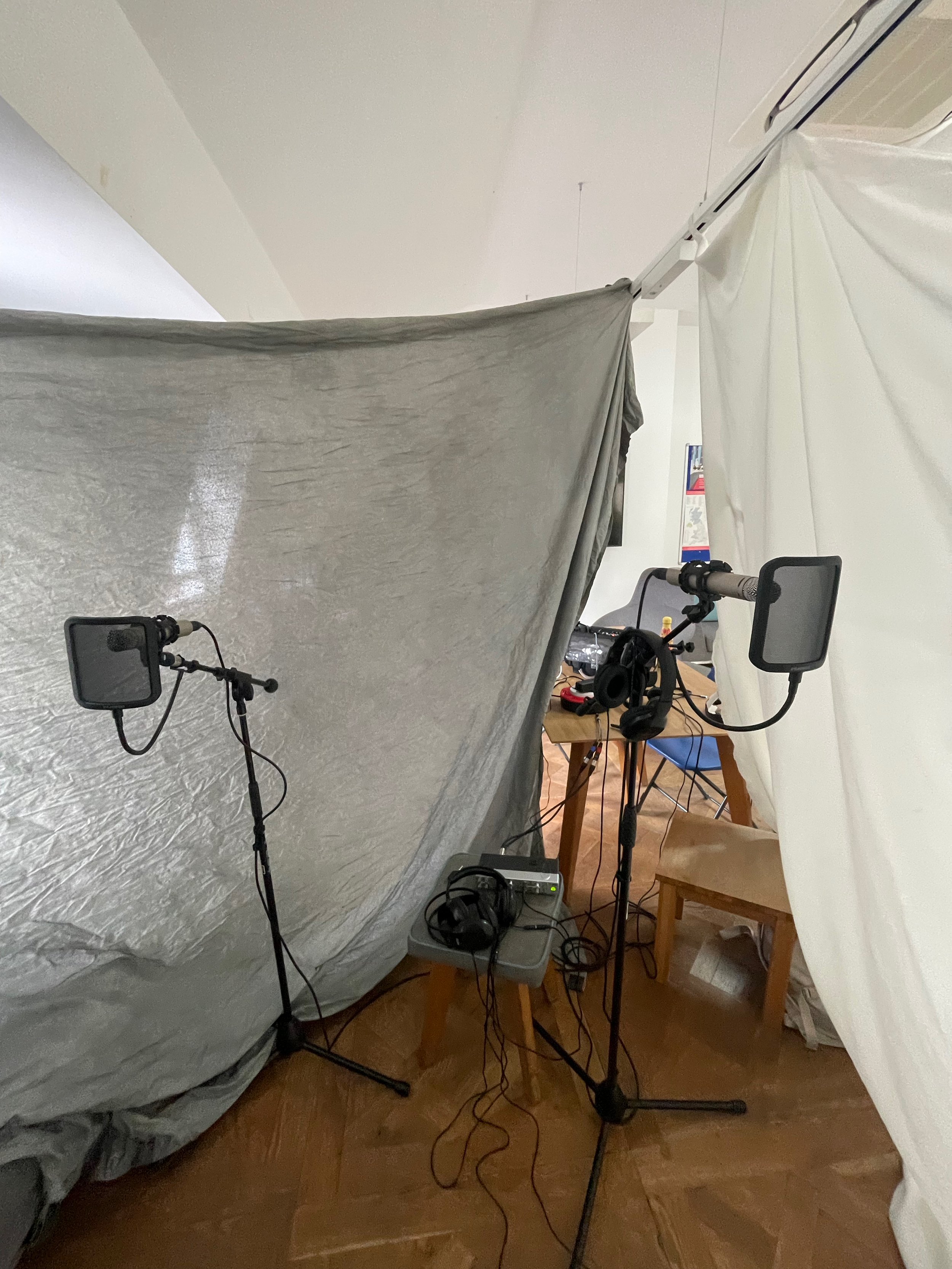 Recording vocals for RTAD show 2025