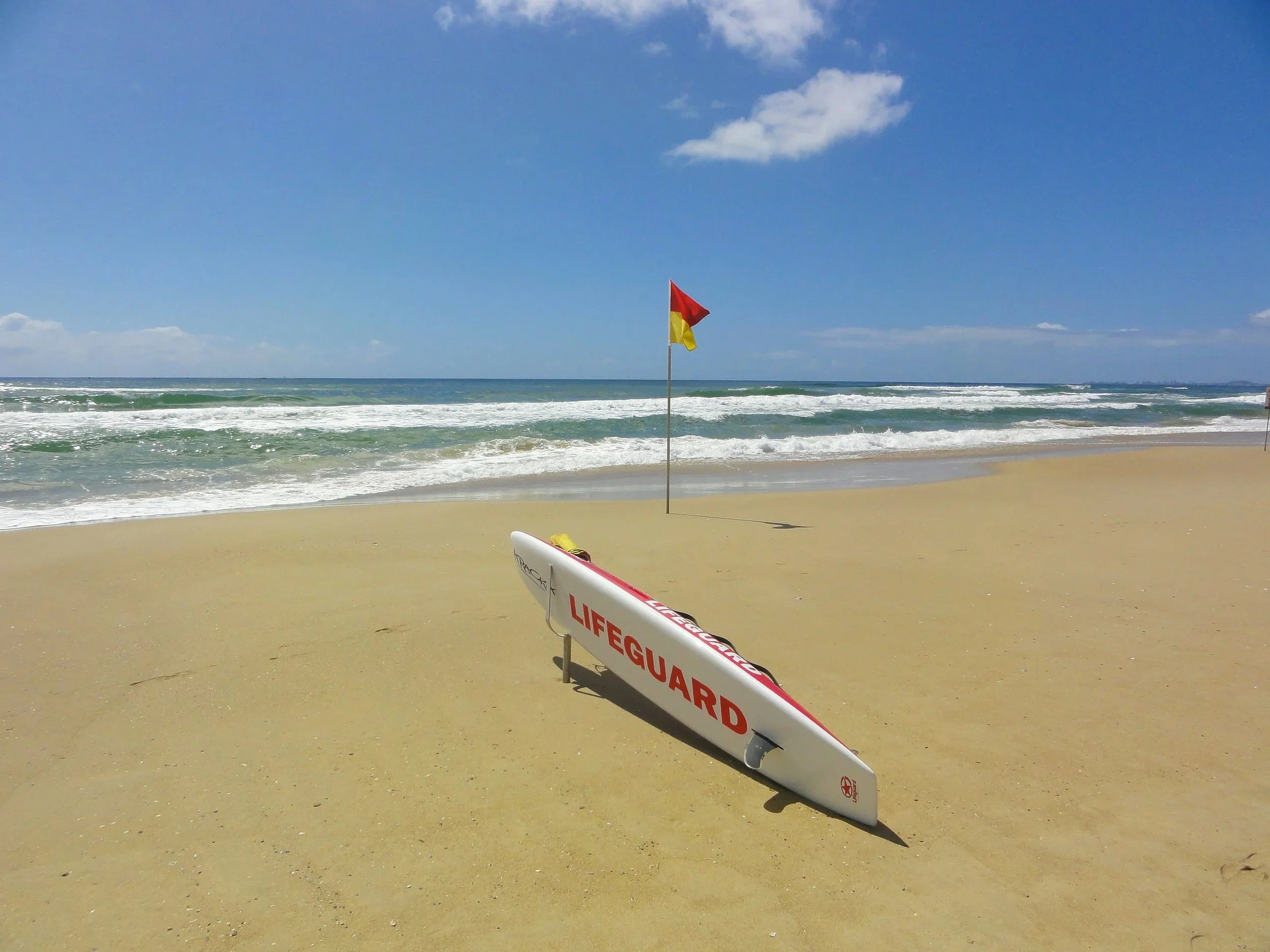 Are beach safety flags the wrong colour?