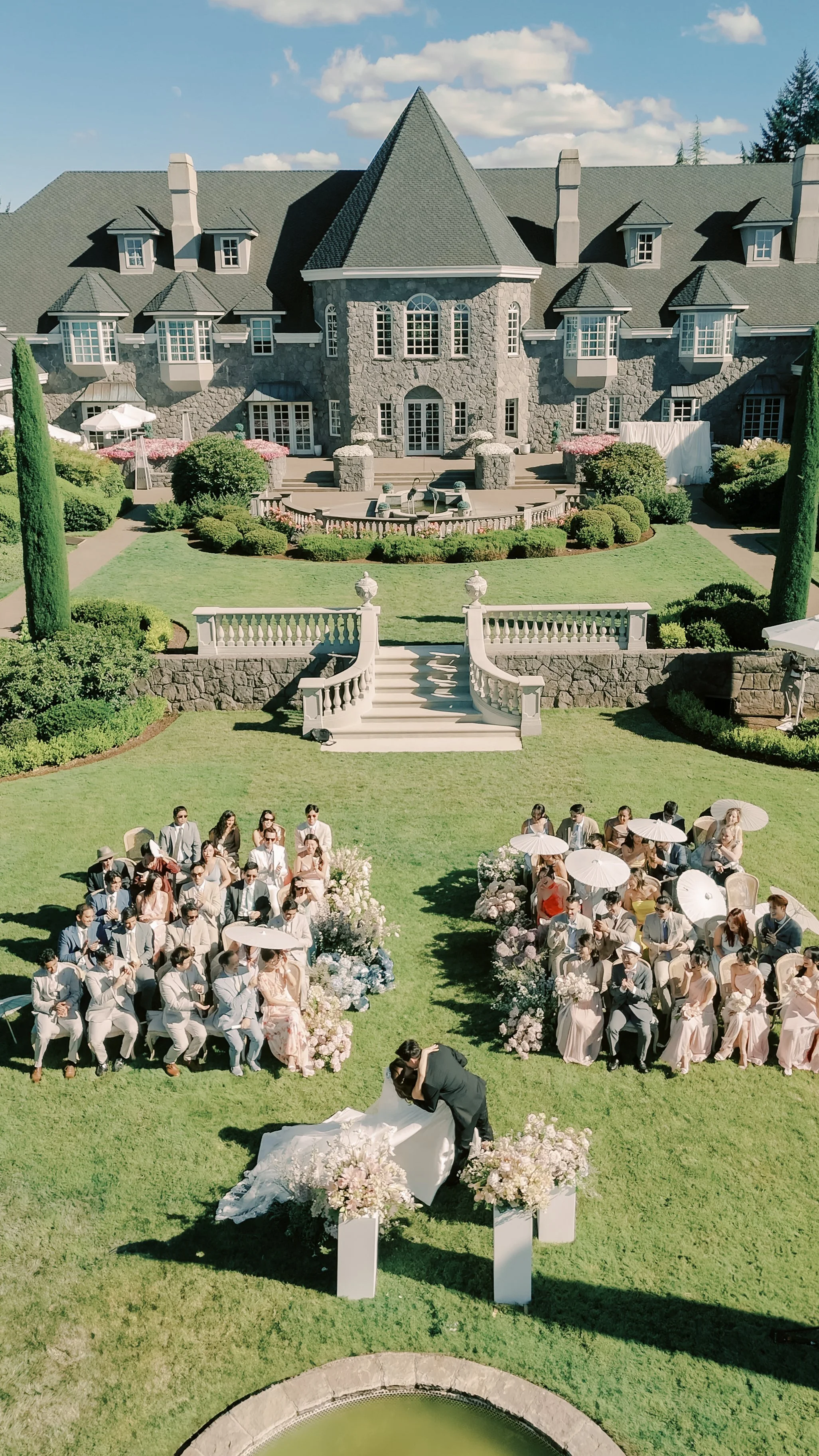 Oregon Castle Wedding, California Castle Venue, Seattle Castle Venue, Portland Estate Mansion Venue