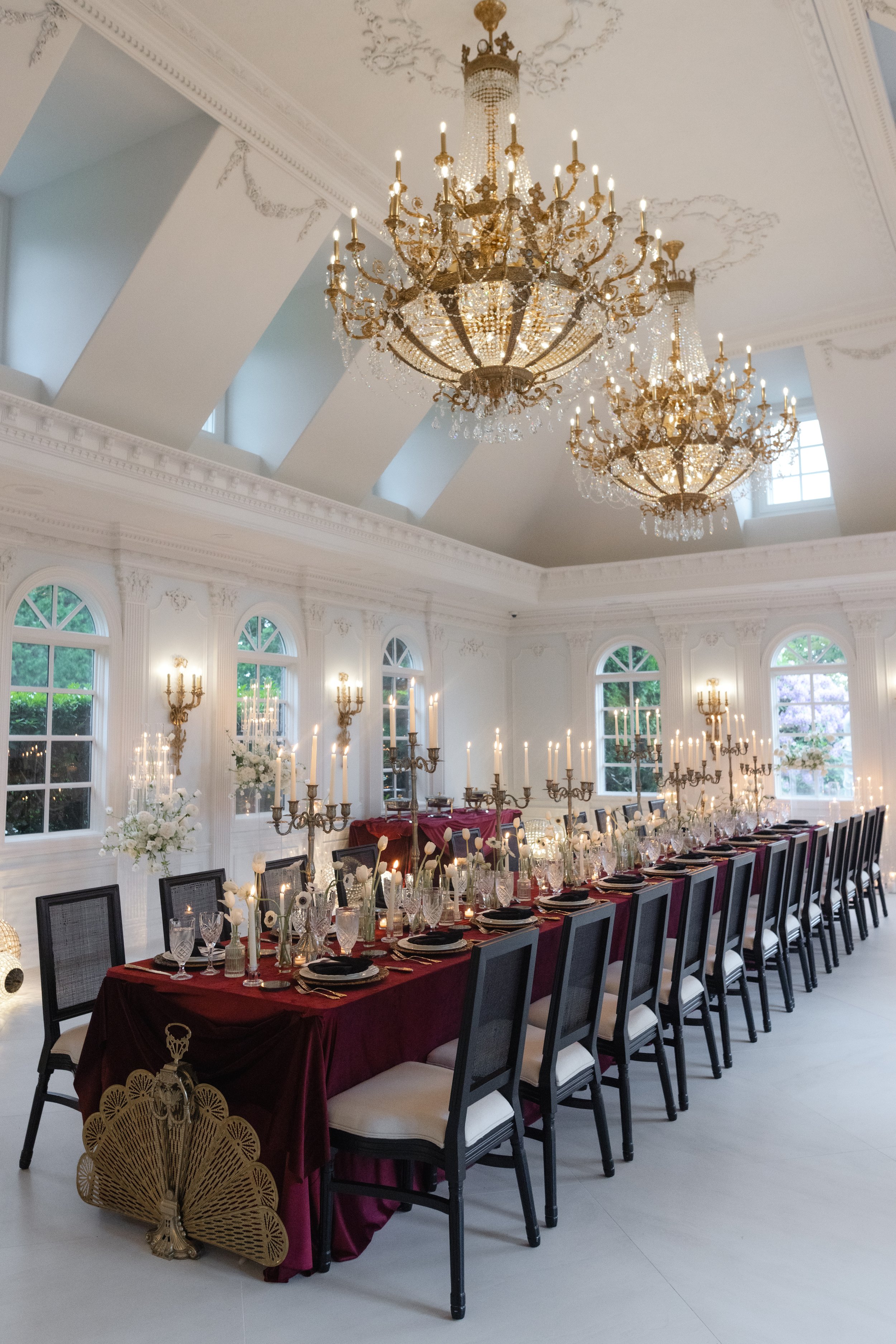 Intimate European Ballroom Wedding near Portland - Château de Michellia
