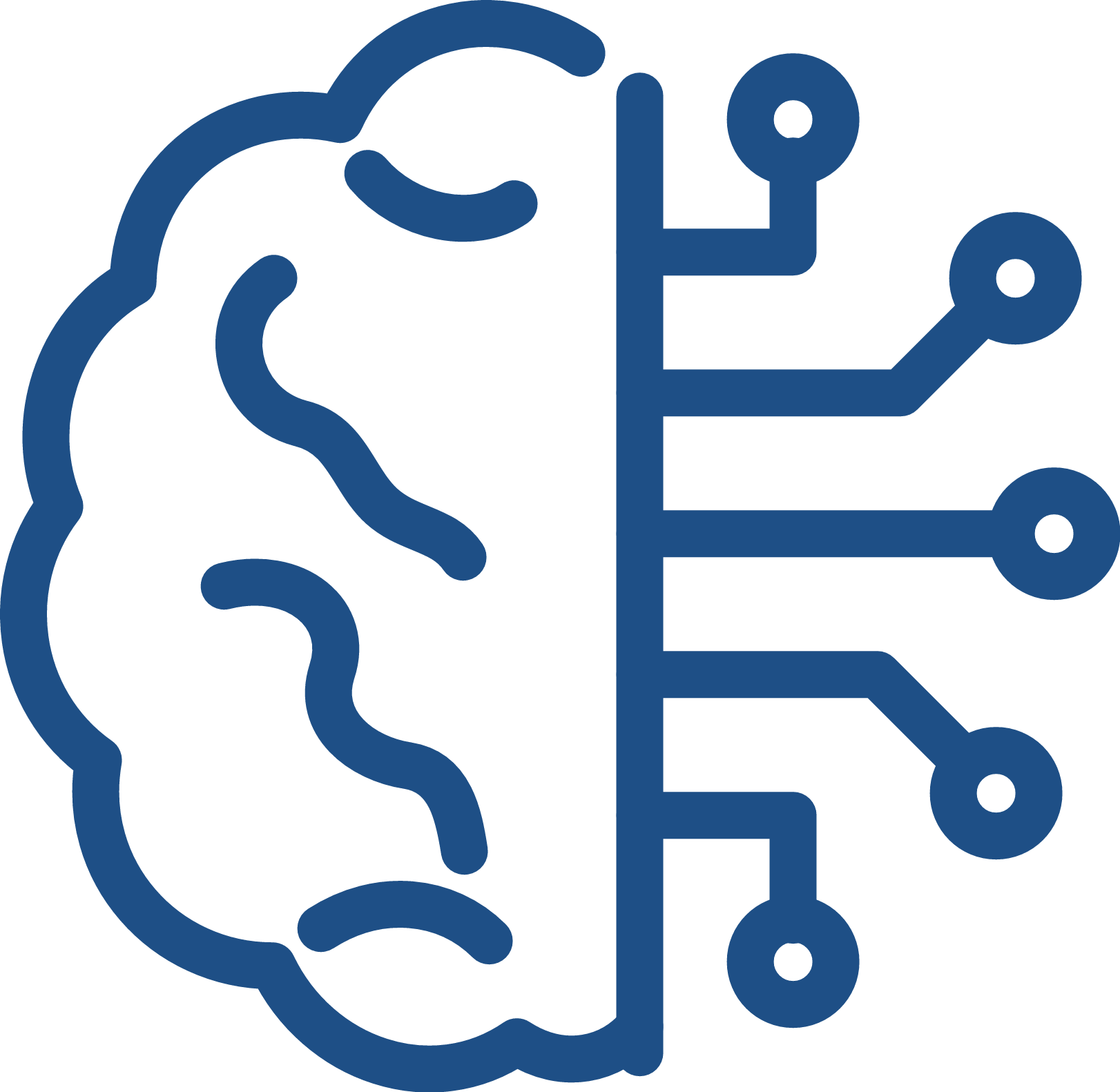 PIL image half brain half data lines and circles