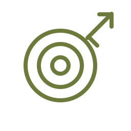 green circular bullseye and arrow