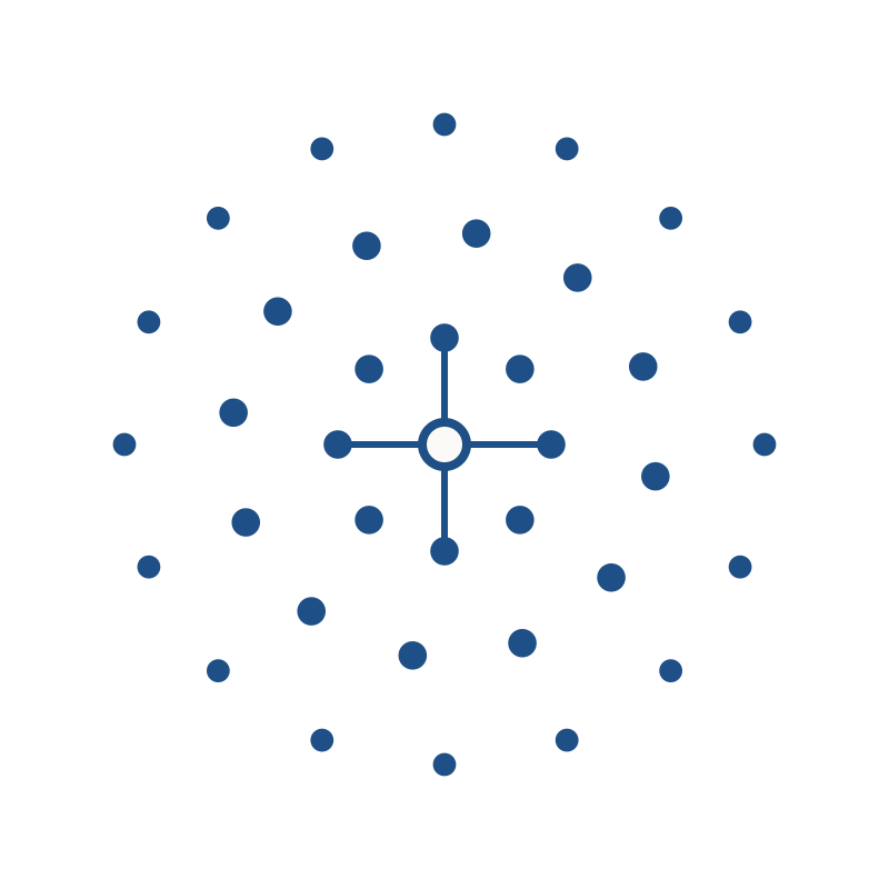 Network of cross-boundary connections representing measurable online engagement.