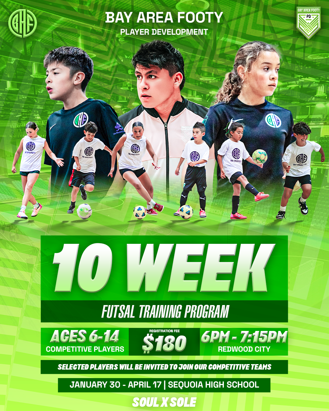 10 Week Futsal Training Program (Redwood City)
