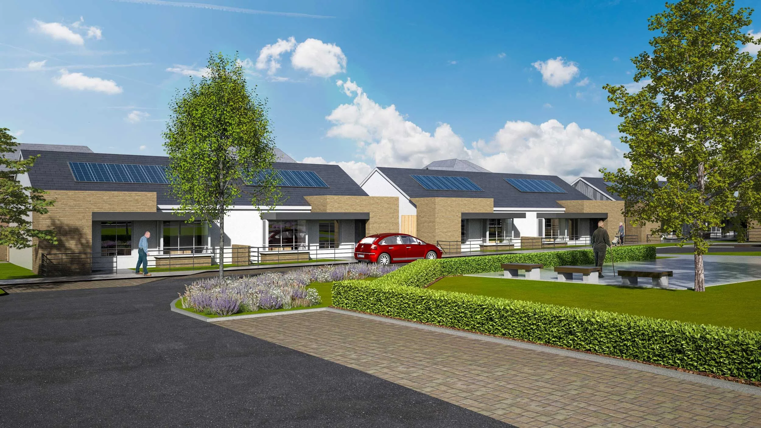 Brian Dunlop Architects Kilkenny Clonminch Housing Project Tullamore