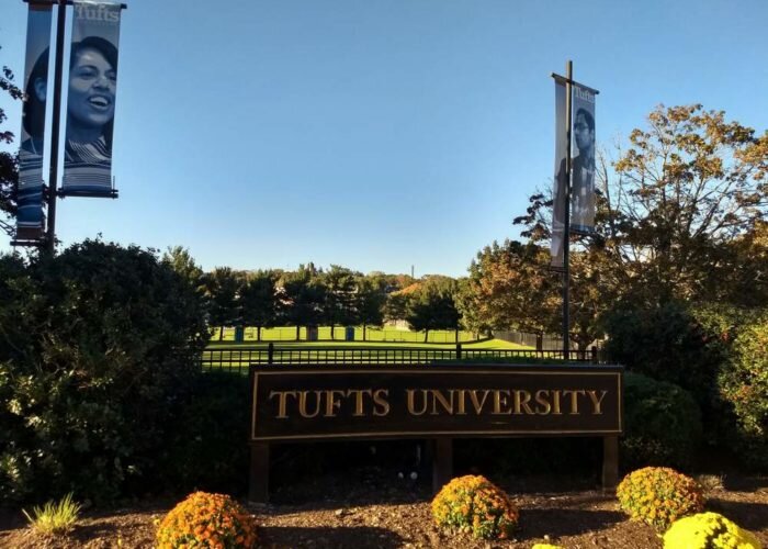 Tufts University lower campus athletic fields. Presidio Education®, 2018.