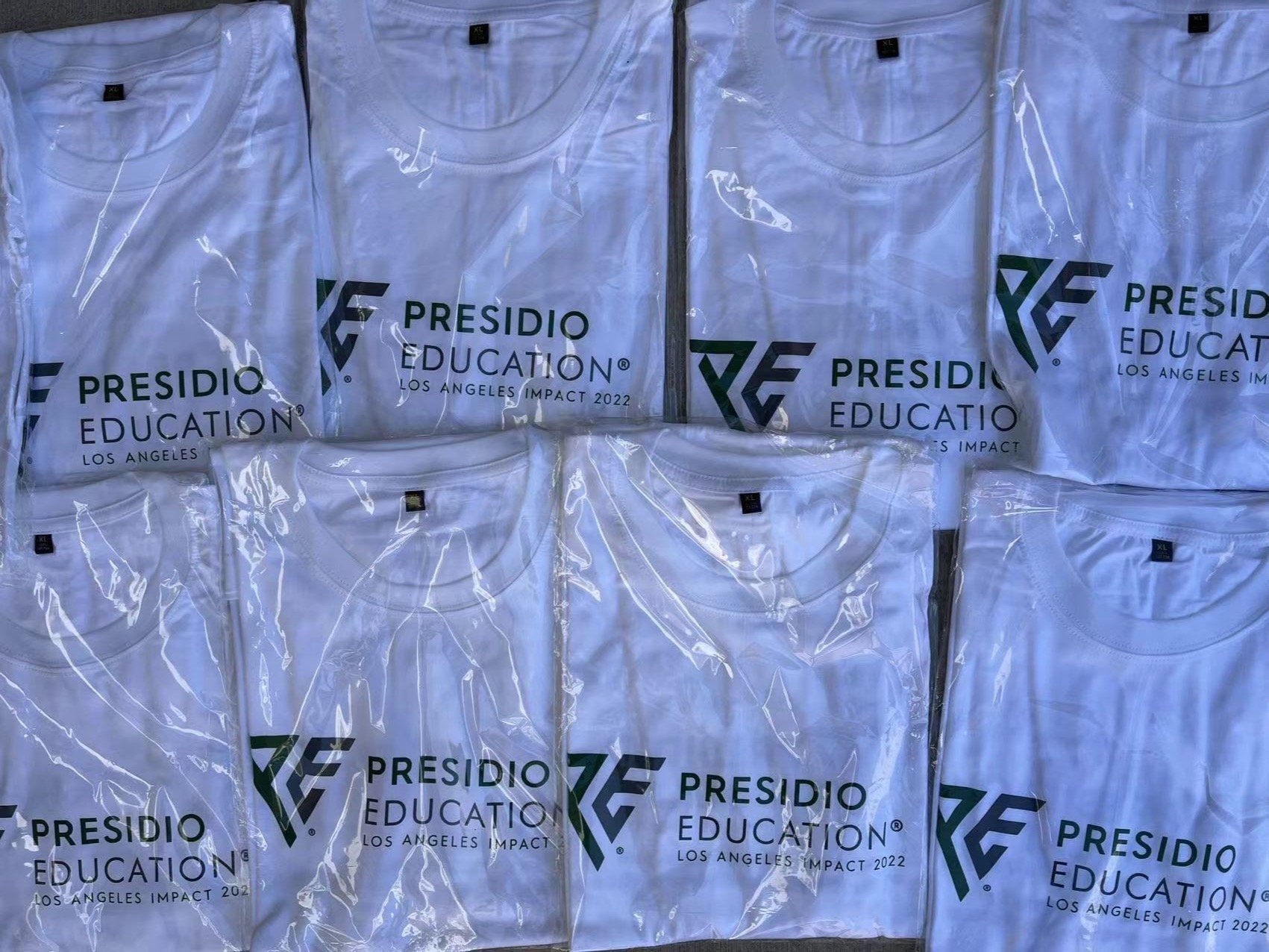   Presidio Education®  t-shirts. Photograph by  Mary Liu, Sustainability Team Gender Equality Leader , 2022. 