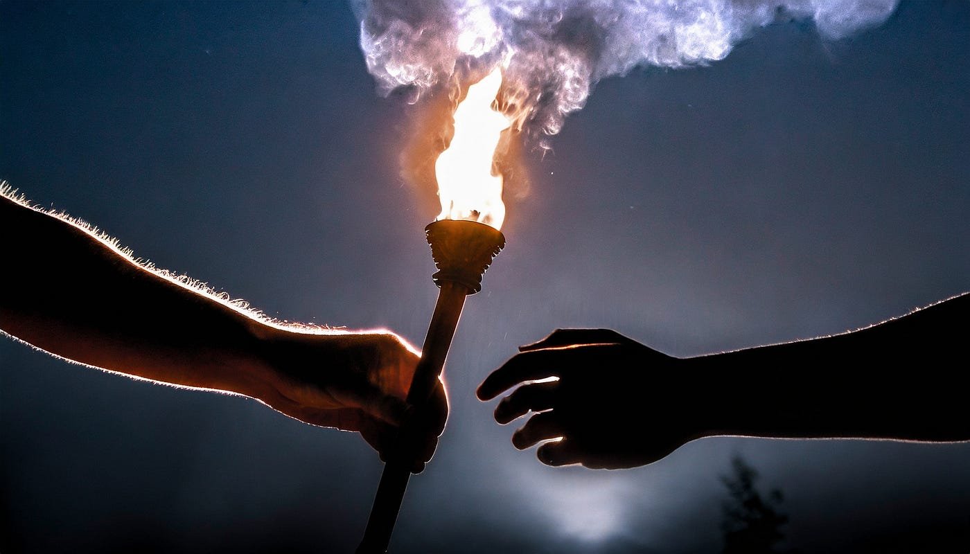 The passing of the torch