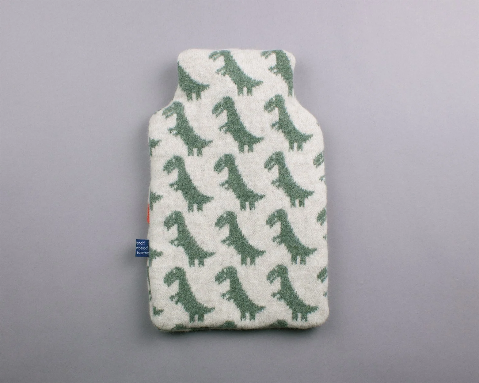 Lambswool Dinosaur Hot Water Bottle — Sally Nencini
