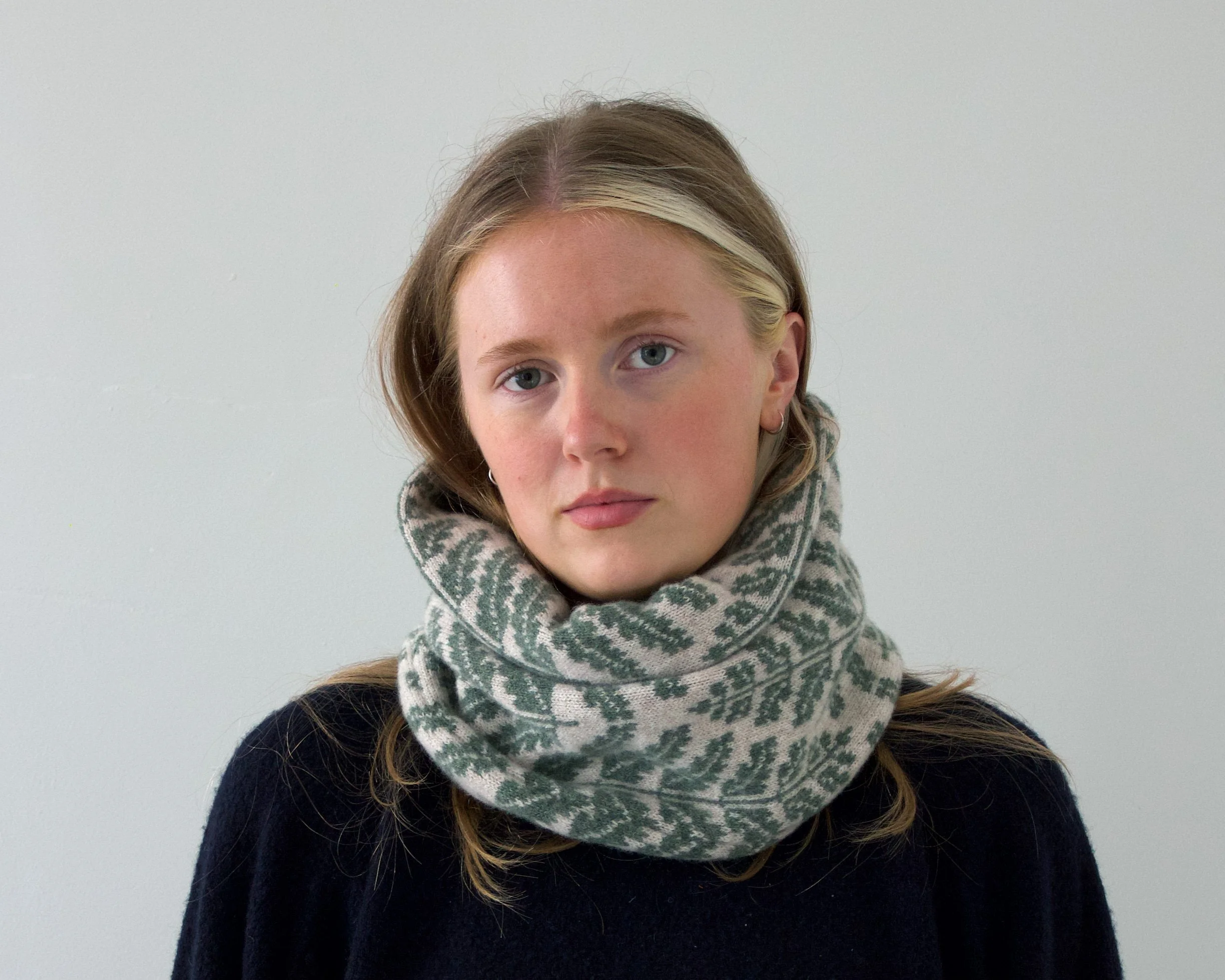 Fern Leaf Neck Warmer
