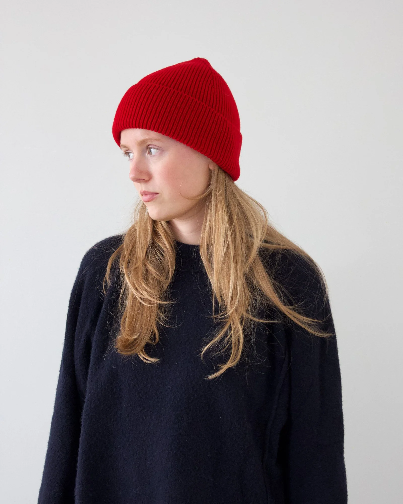 lambswool beanie hat
