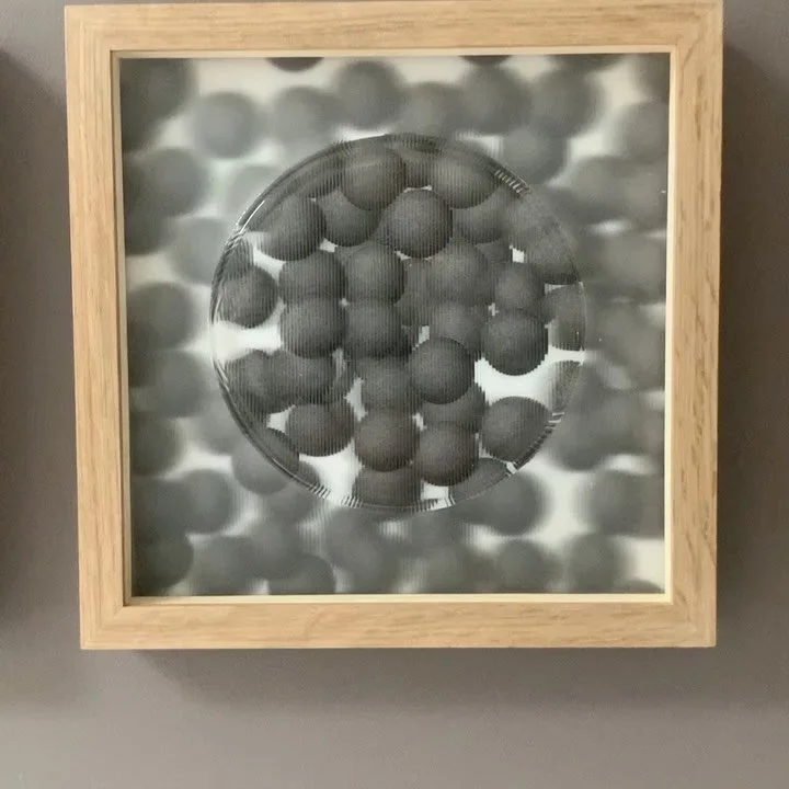 &lsquo;Proximity&rsquo;, Kiln formed Glass, wall mounted triptych. 
Selected to show in &lsquo;It&rsquo;s All in the Technique&rsquo;, A @contemporaryglasssociety exhibition @theworldofglasssthelens , from 14th March to 11th April 2026. 

#contempora