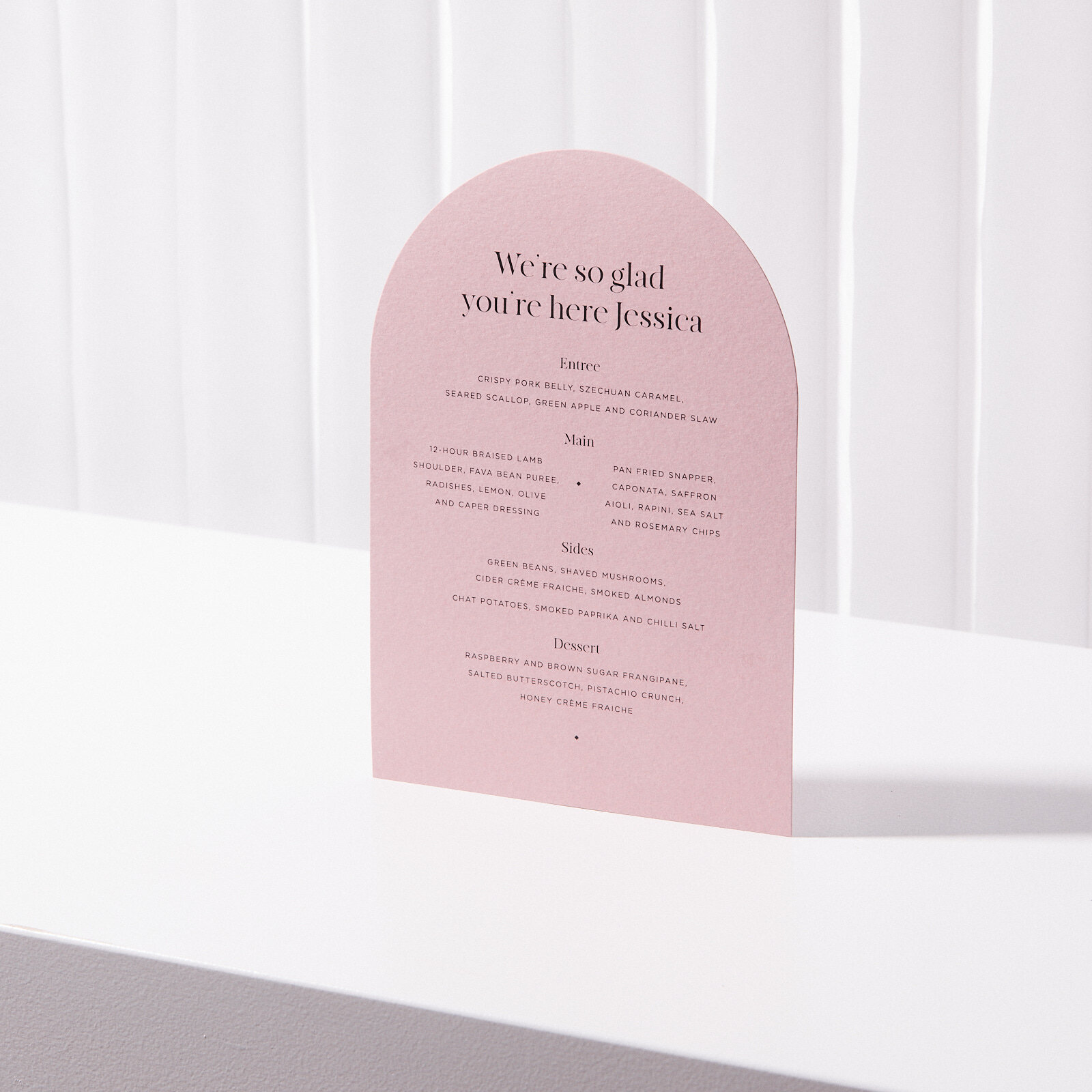 Hey Lover! Arch Menu Personalised Wild Rose.jpg