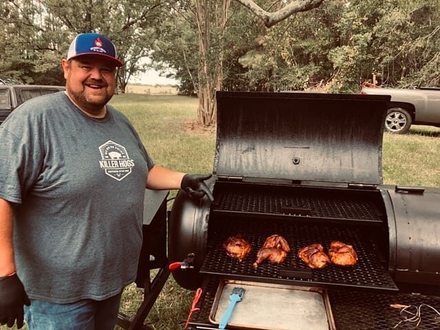 Had a great time cooking for my buddies at deer camp while we were getting it ready for the upcoming season!! 🙌🏻🔥
.
.
.
#ReverseFlowSmoker #BBQ #SmokedChicken #GrilledChicken #BBQChicken #GrillinAndChillin #DeerCamp #NorthGAMtns #DeerSeason #BBQDo