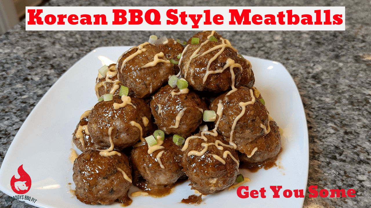 Korean BBQ Style Meatballs