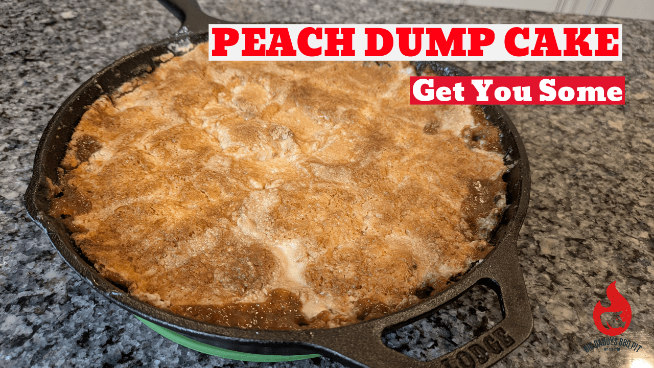 Bourbon Peach Dump Cake