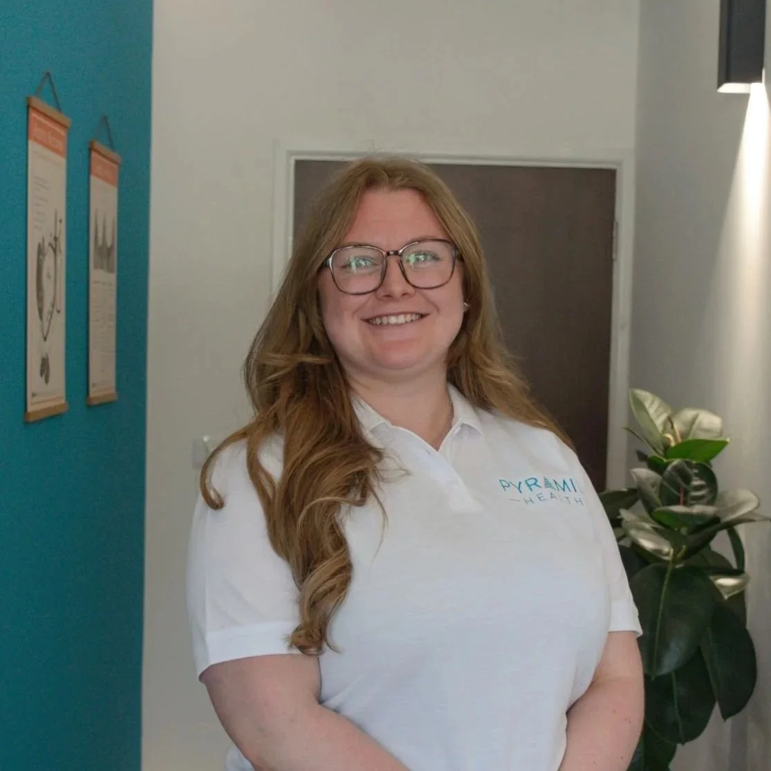 Chiropractor Yasmin McIsted at Pyramid Health, Exmouth