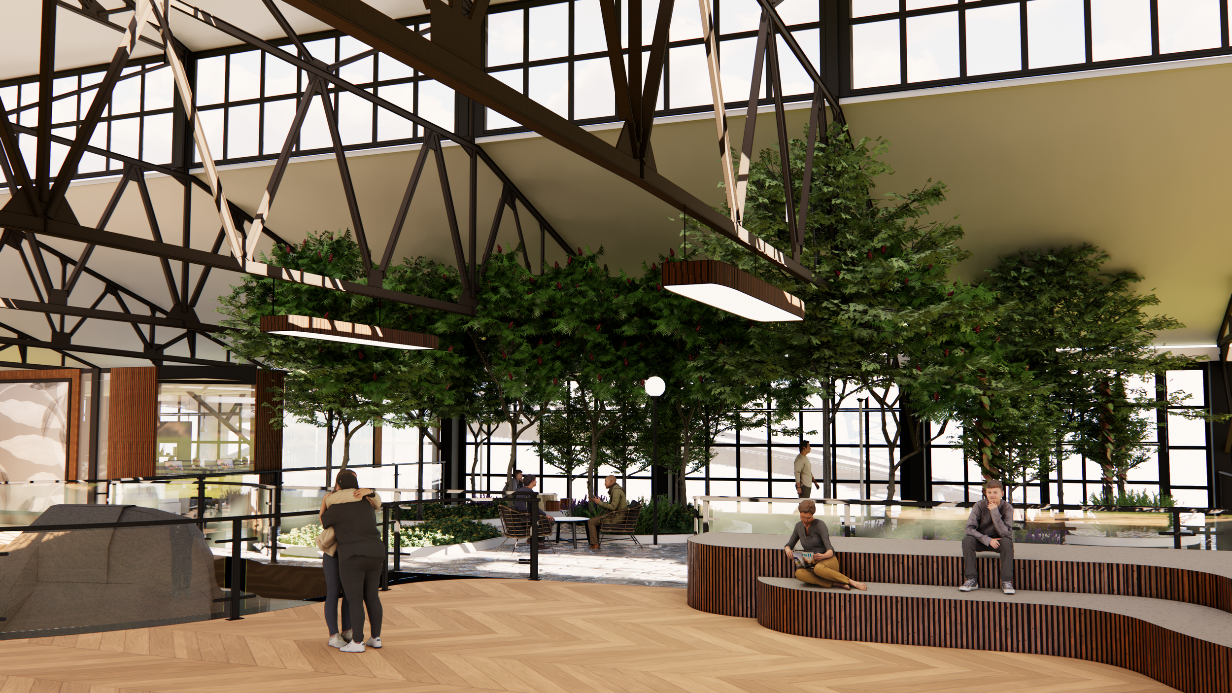 Biophilic Design in Hybrid Workspaces: Enhancing Employee Wellbeing in a Post-Pandemic World