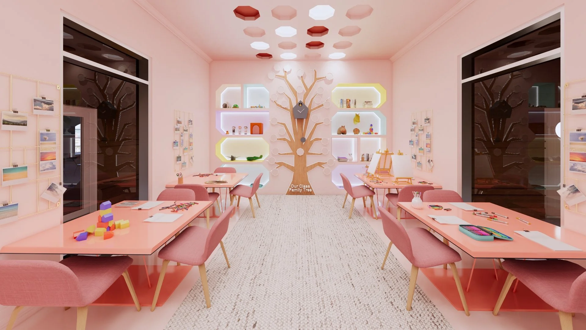 Designing for Calm: Interior Design Strategies for Supportive Educational and Community Spaces for Children and Teens in Foster Care