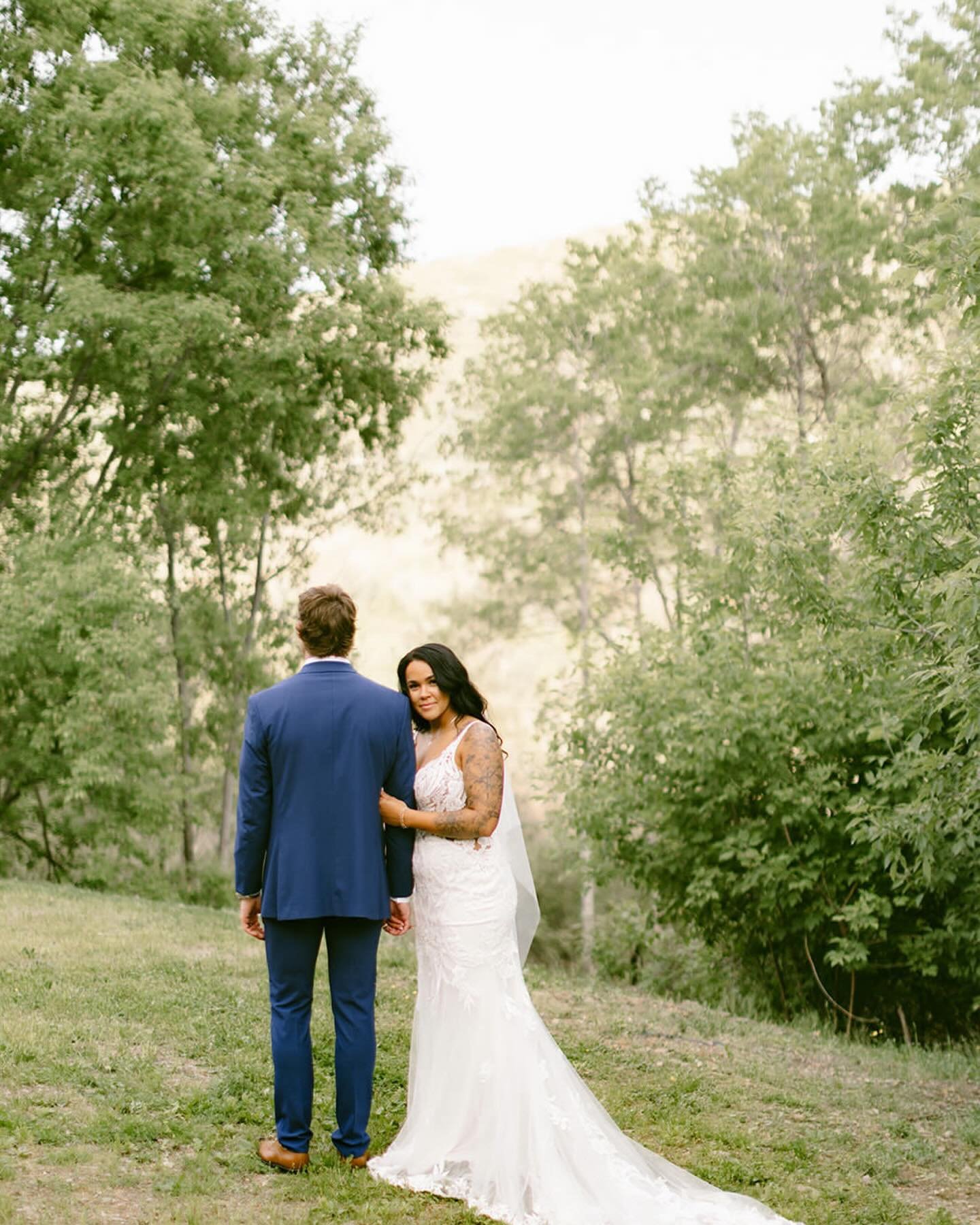 &ldquo;Leigha and Logan opted for an outdoors ceremony, creating a gorgeous contrast between their exuberant energy to be married and the calm hush of nature, and Leigha especially lit up the entire clearing with her abundant joy, radiant beauty, and