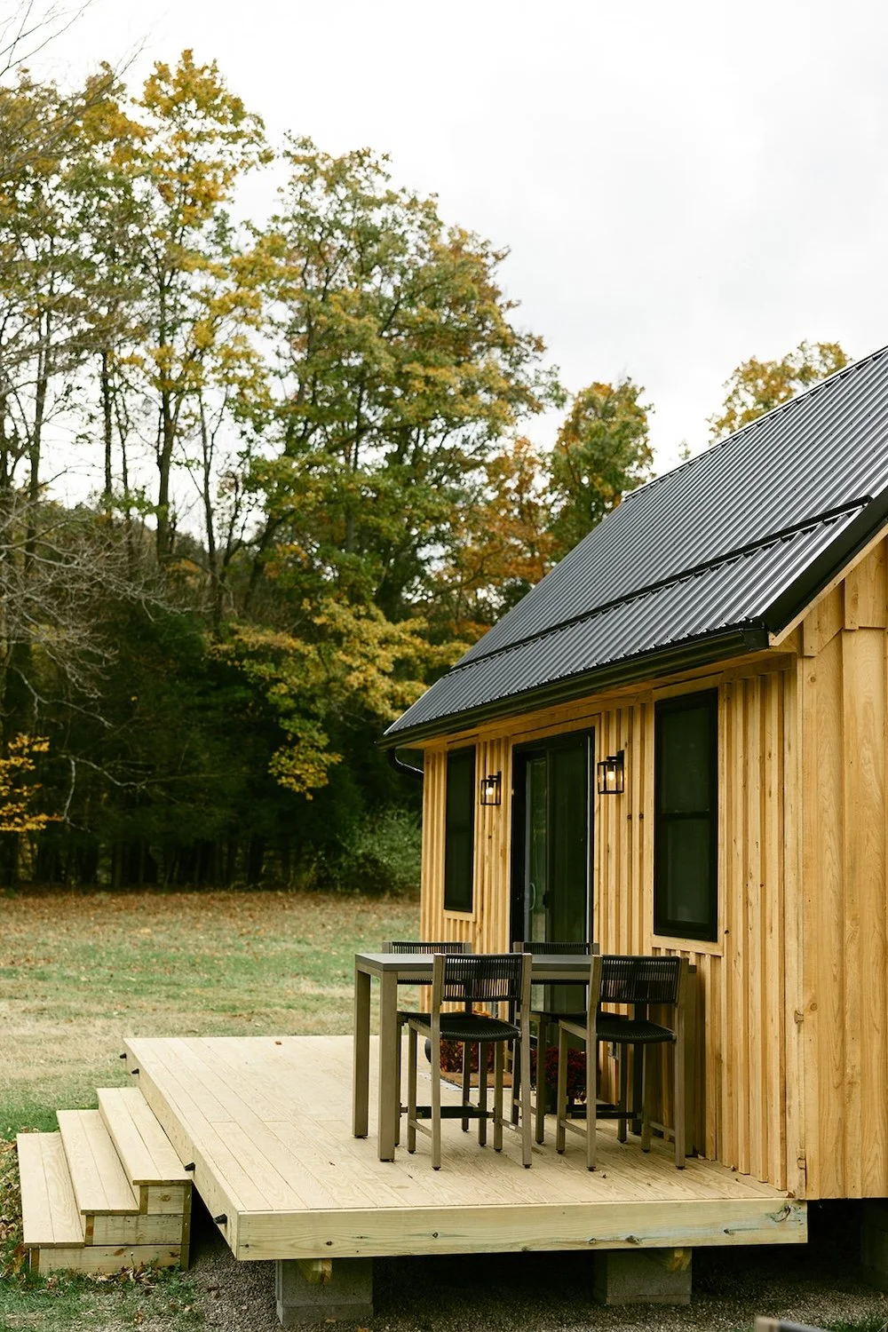 The Homestead Blessings Barn wedding cottage for the groomsmen. 