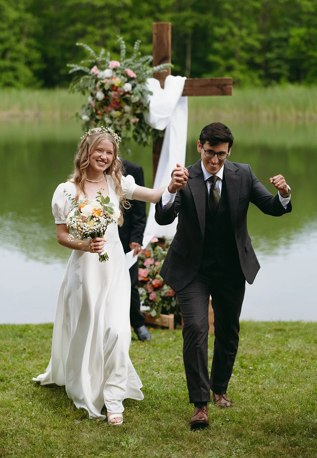 A Backyard Wedding Celebrating a Christ-Centered Marriage