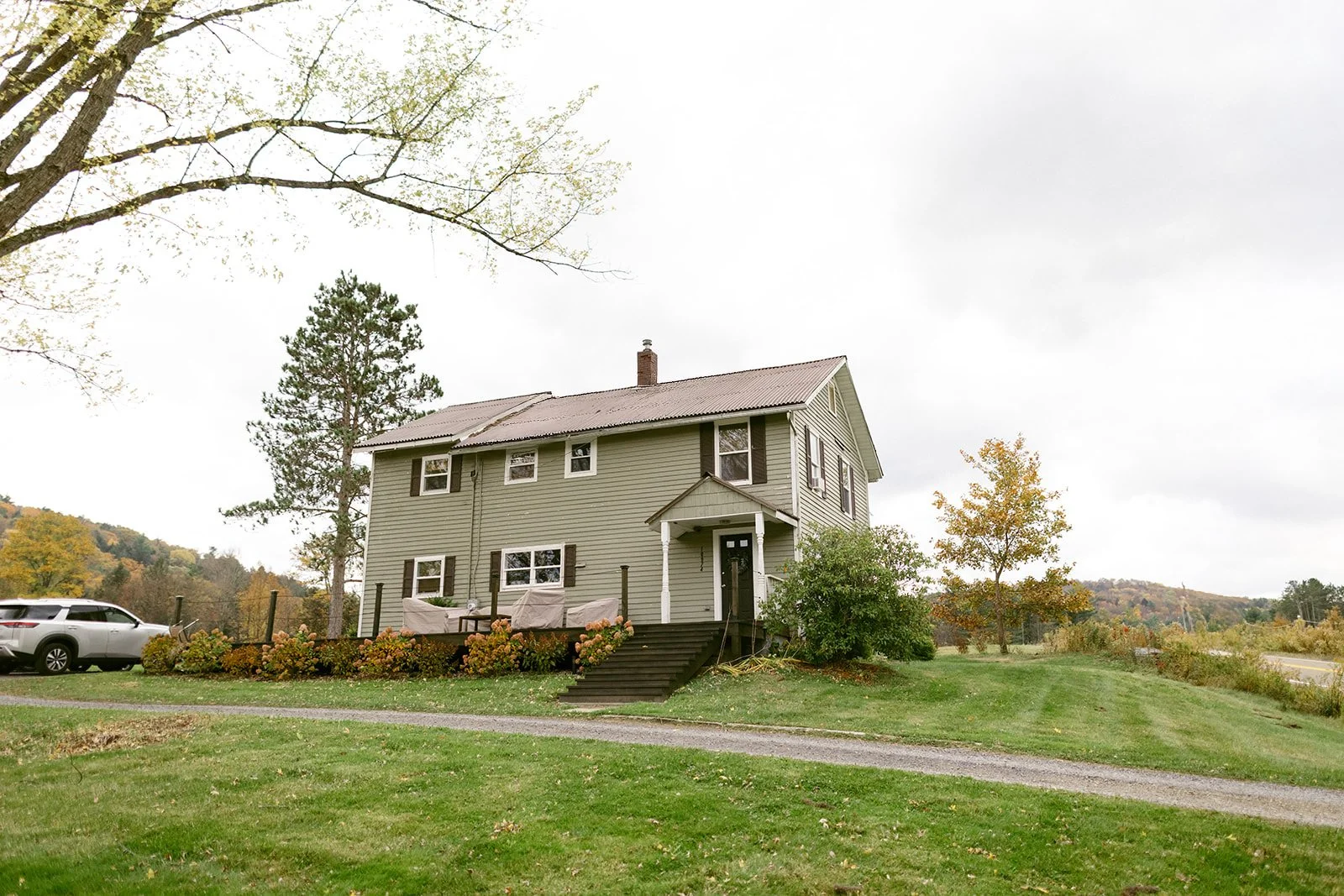 View of the Homestead Blessings bridal space a modern farmhouse.