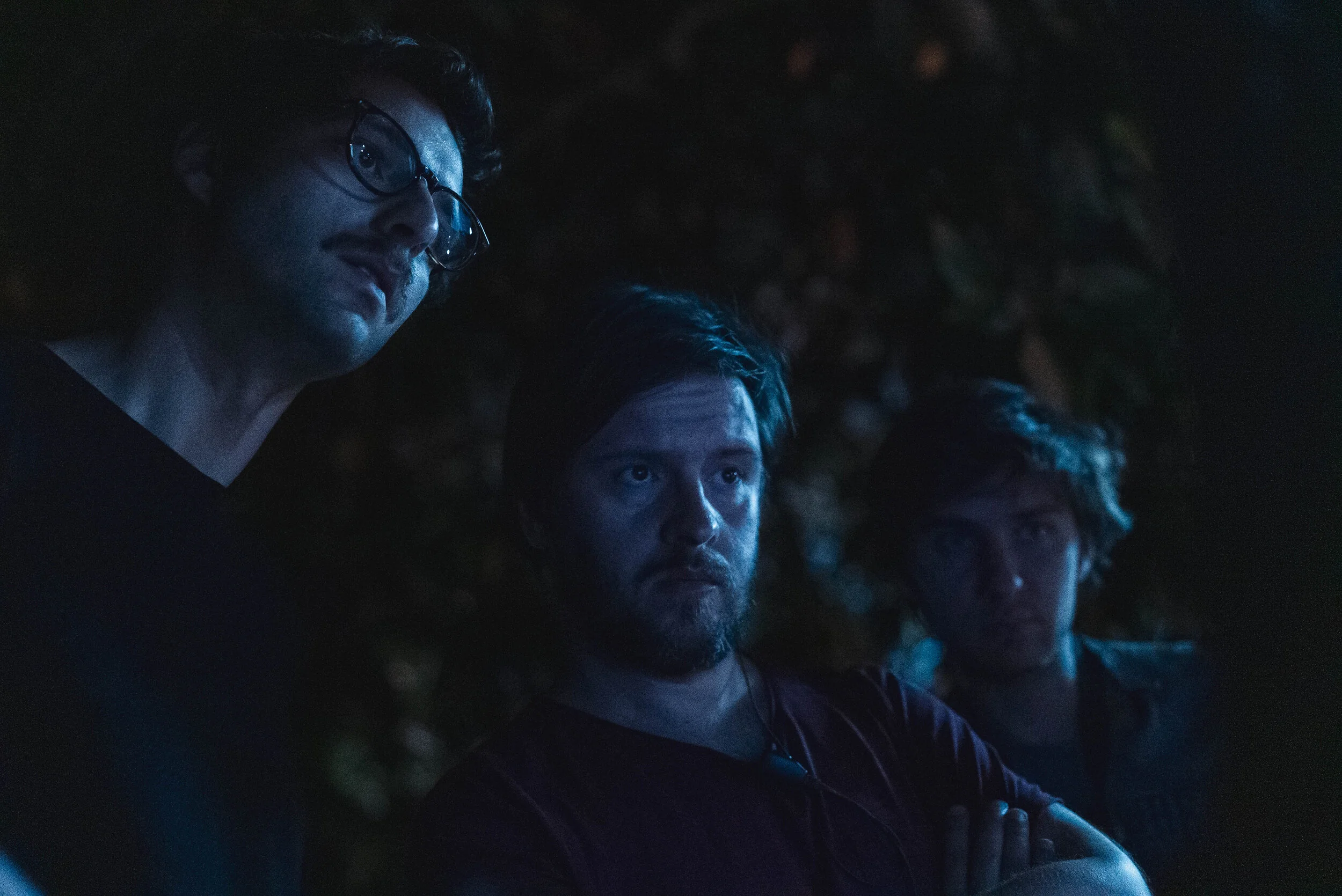 Ugo (Réalisateur), Vincent (Dir Photo) et Paul (Électricien)