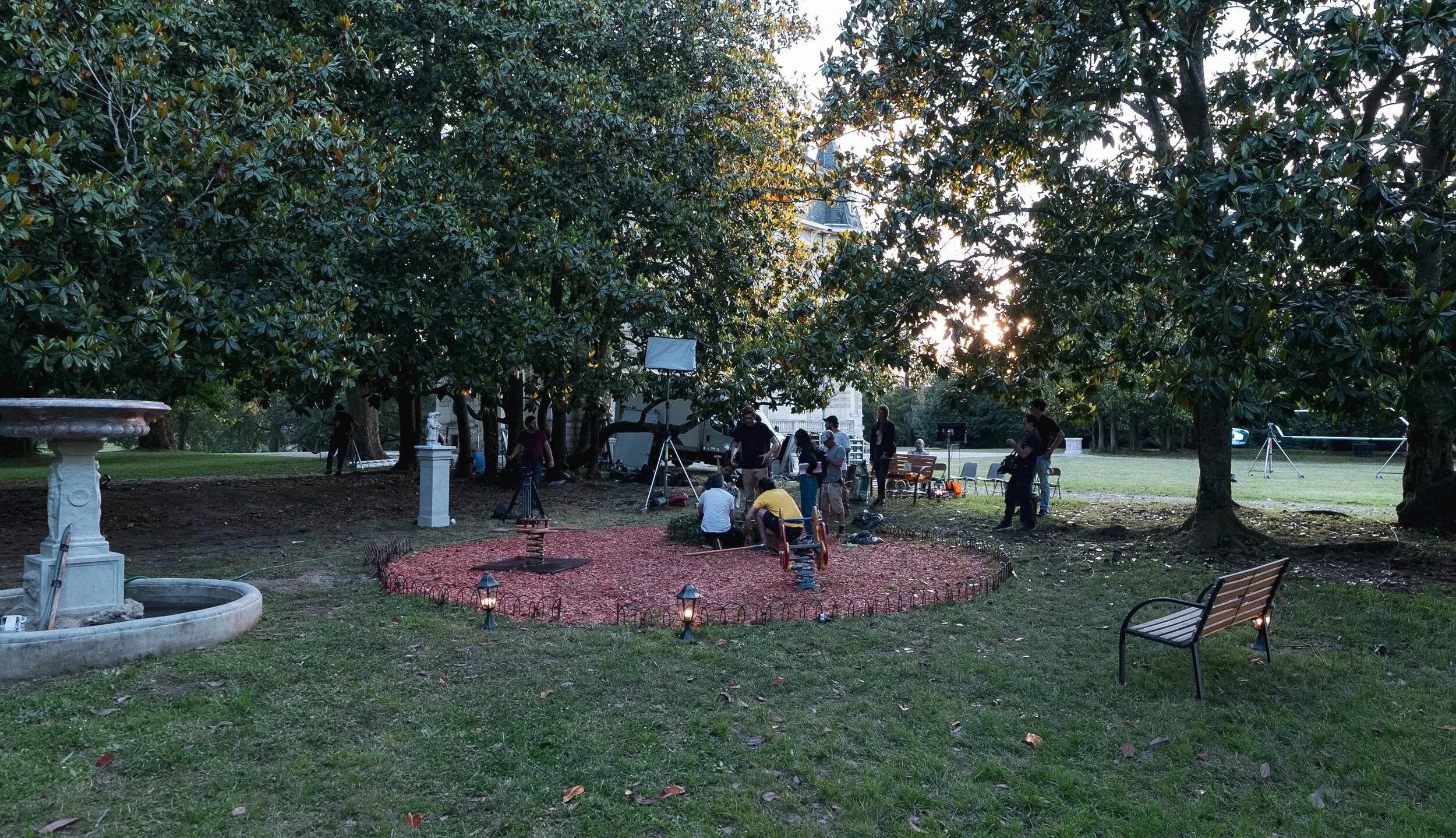 Mise en place avant la nuit