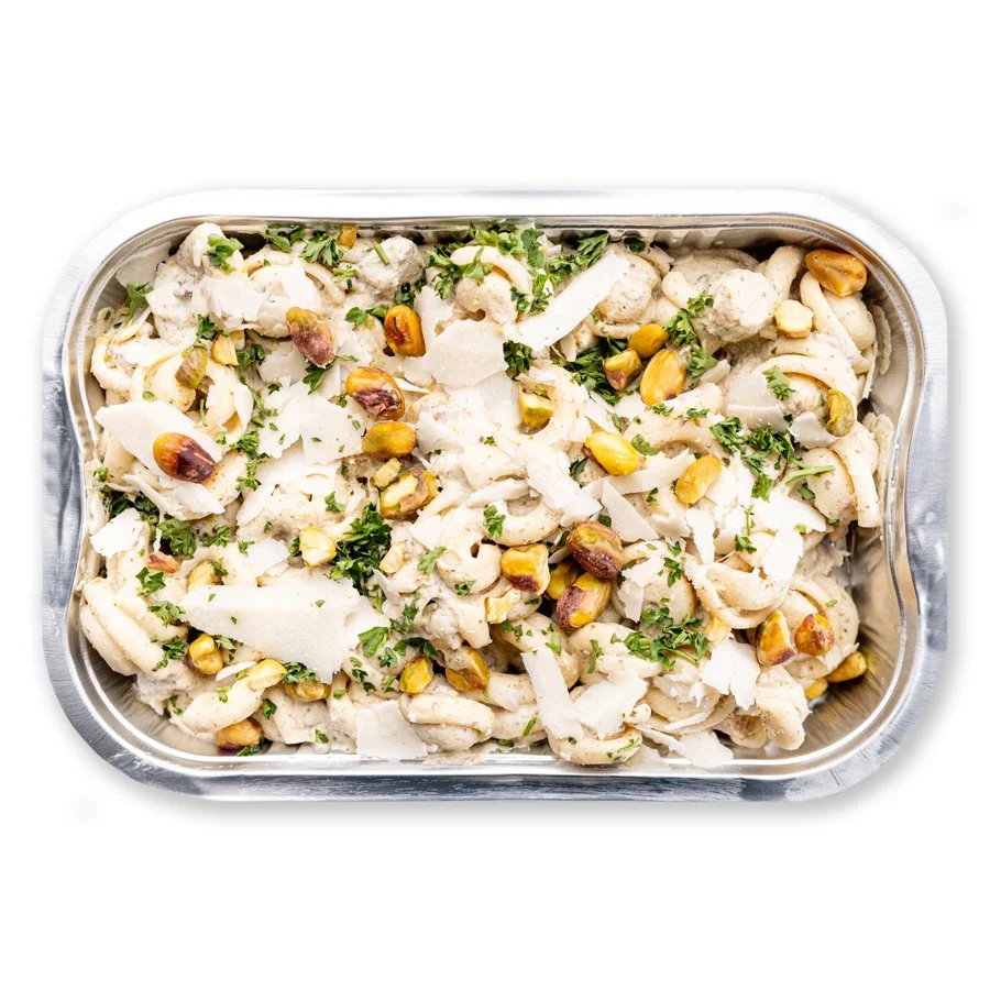 Pâtes Alfredo pistaches