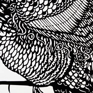 5/9 “Meleagris Live Free Or Die” detail from no.3 (2022). Steel sculpture, H: 6.7ft. Photo by Ethan Townsend, edited by Alexander Augustus. #newhampshire #usa #AlexanderinMimesis #mimesis #Sketching #penandink #drawing #art #illustration