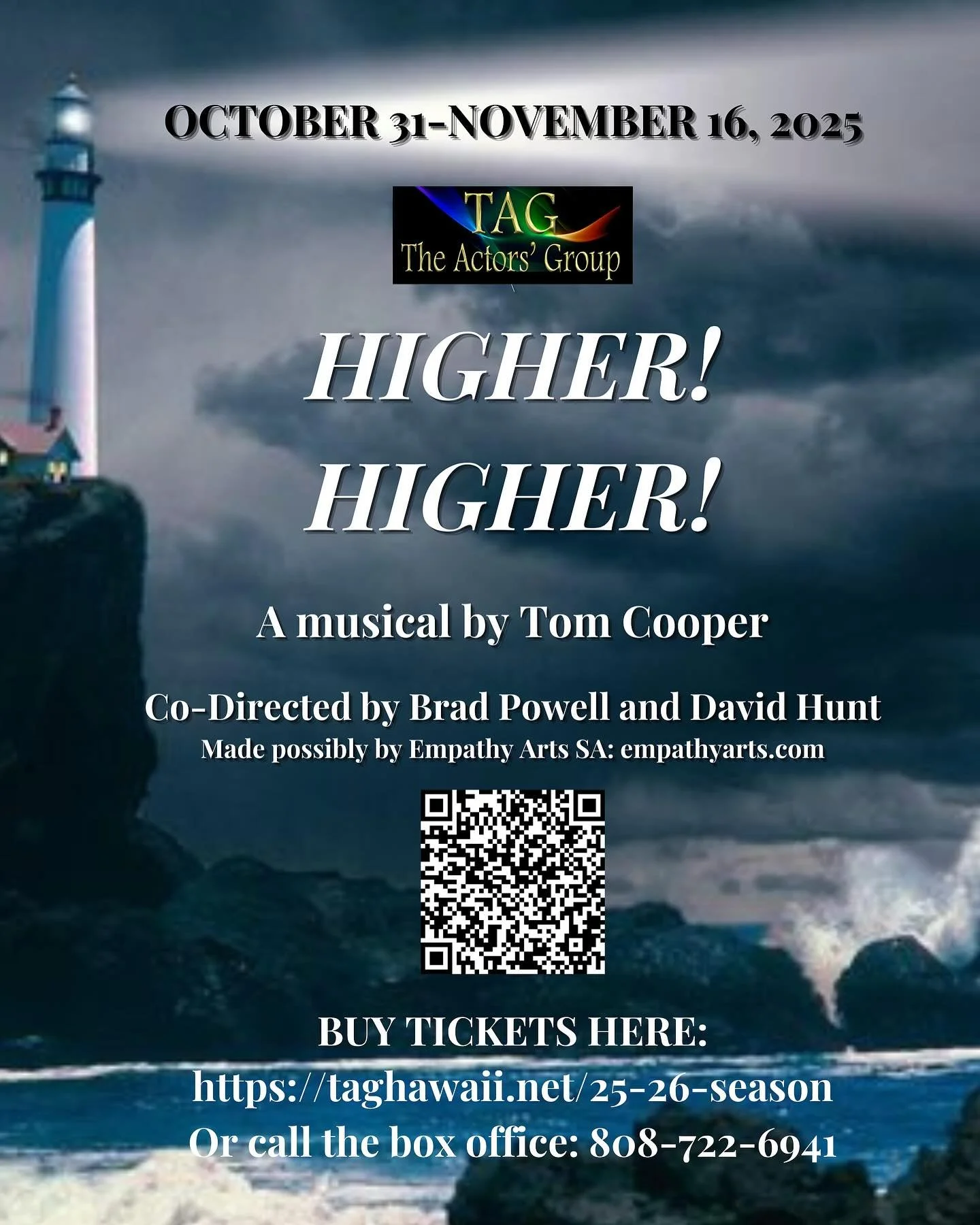 Reminder to start thinking about getting your tickets for HIGHER! HIGHER! 🎶🎶🎶