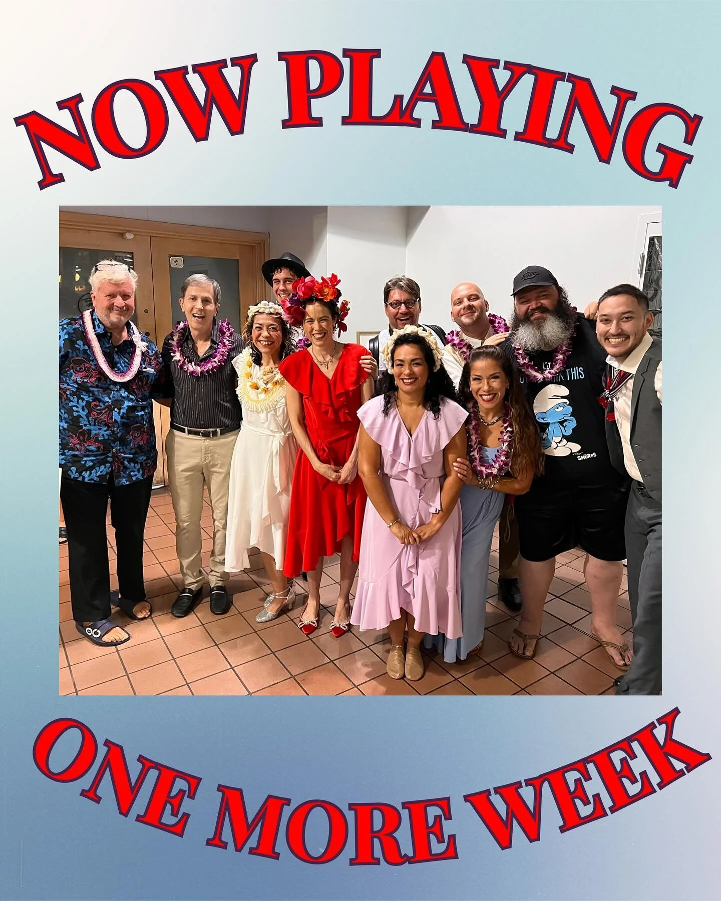 Cast and author/composer (far left) of &nbsp;&ldquo;A MAGICAL EVENING: THE PREMIERE OF THE MUSIC OF HIGHER! HIGHER!&rdquo; at TAG Theatre in Honolulu.