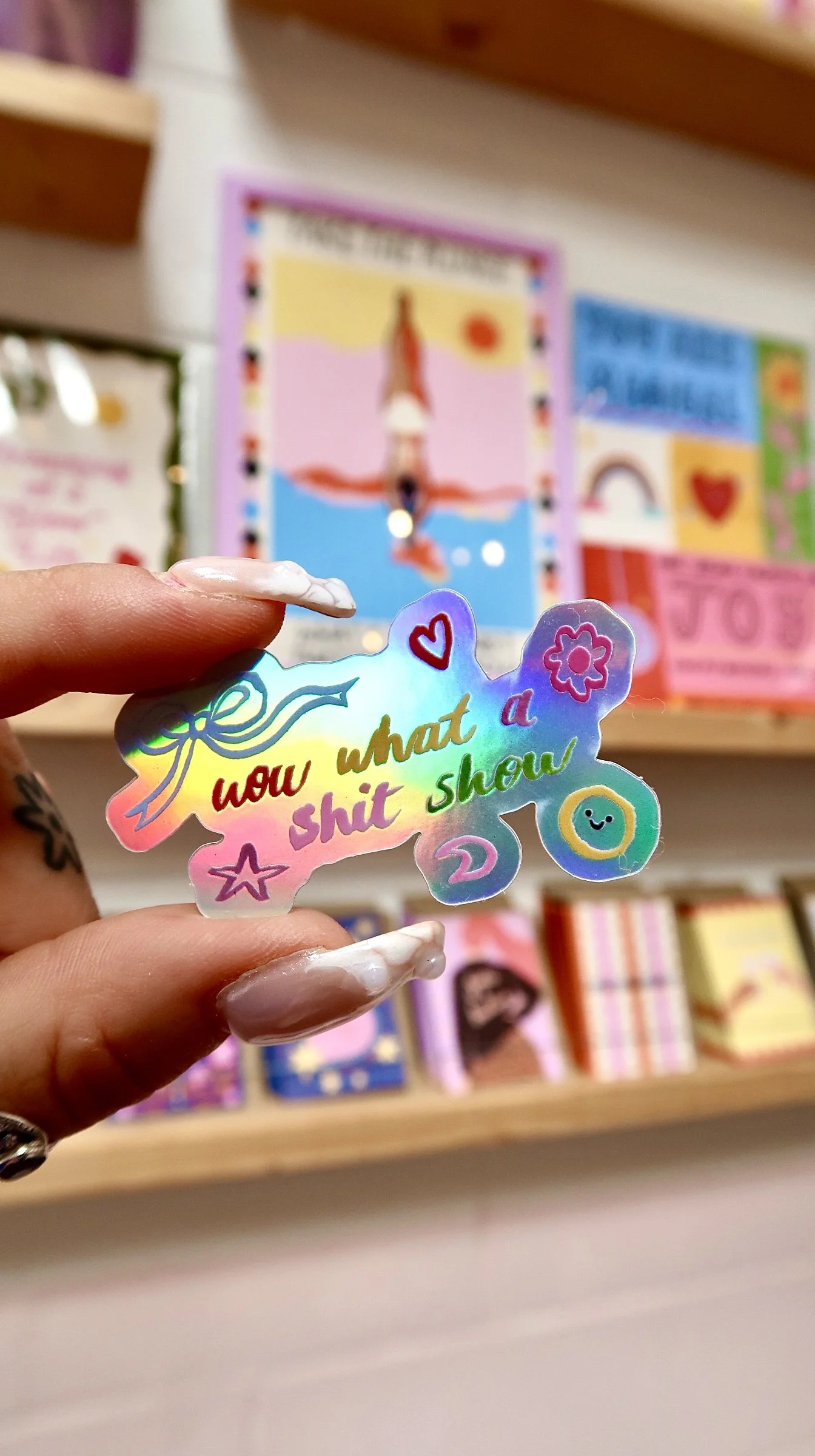 Wow What a Sh*t Show | Vinyl Sticker