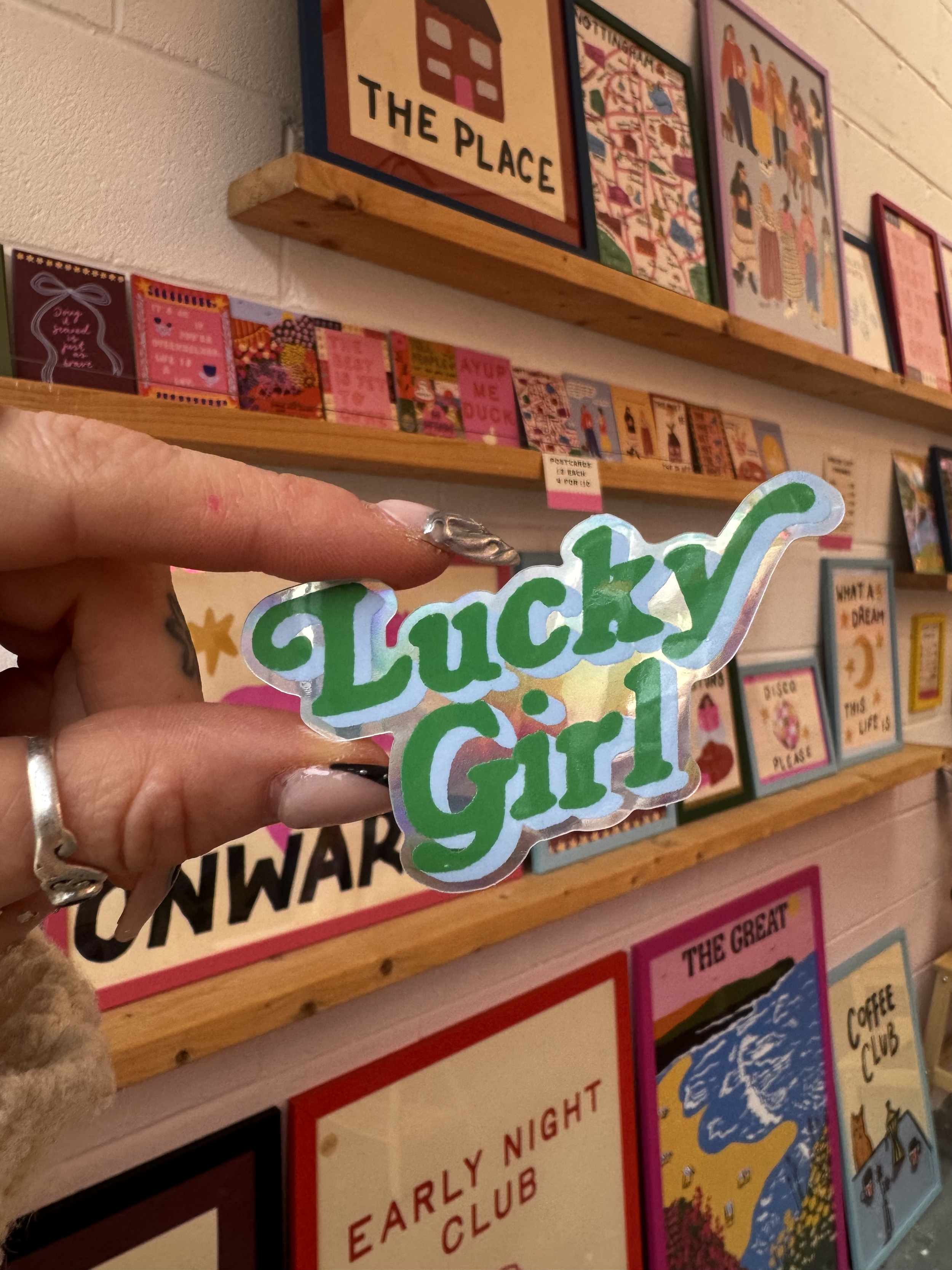 Lucky Girl | Vinyl Sticker