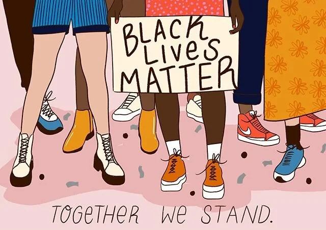 I&rsquo;ve learnt a bloody lot in the last week - and we need to keep this momentum going. Everyone protesting today - stay 2m apart and wear masks (further than this illo lol), those that can&rsquo;t protest today - there&rsquo;s a lot you can do fr