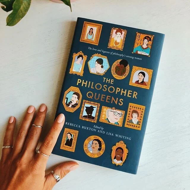 Beyond happy to have received a copy of The Philosopher Queens in the post this week! Seeing my work in print is honestly a dream come true. Swipe for some of my favourite illustrations - 20 female philosophers, written by women in philosophy right n
