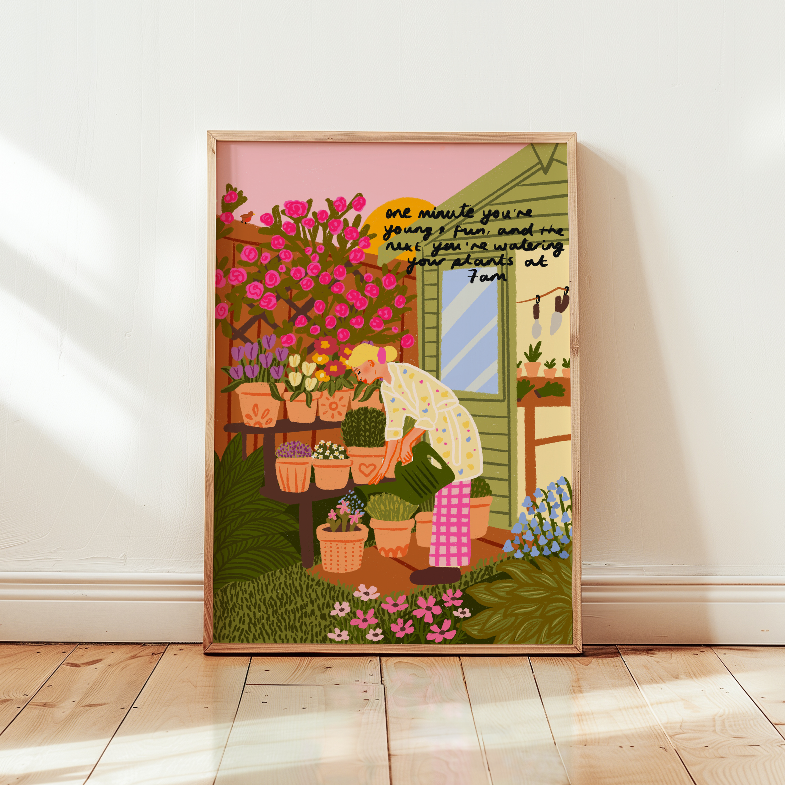 Gardening Girlie | Art Print