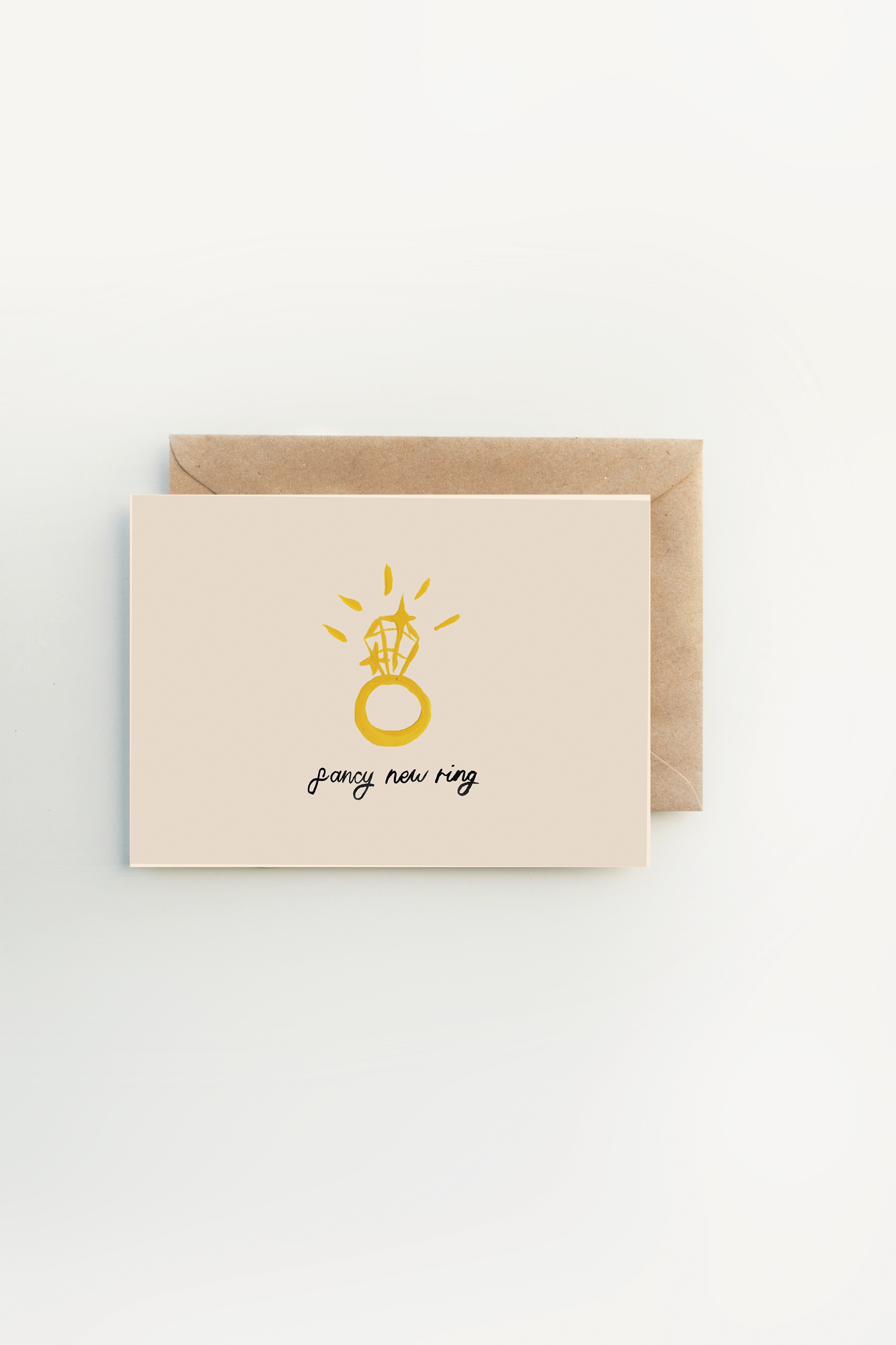 Fancy New Ring | Greeting Card