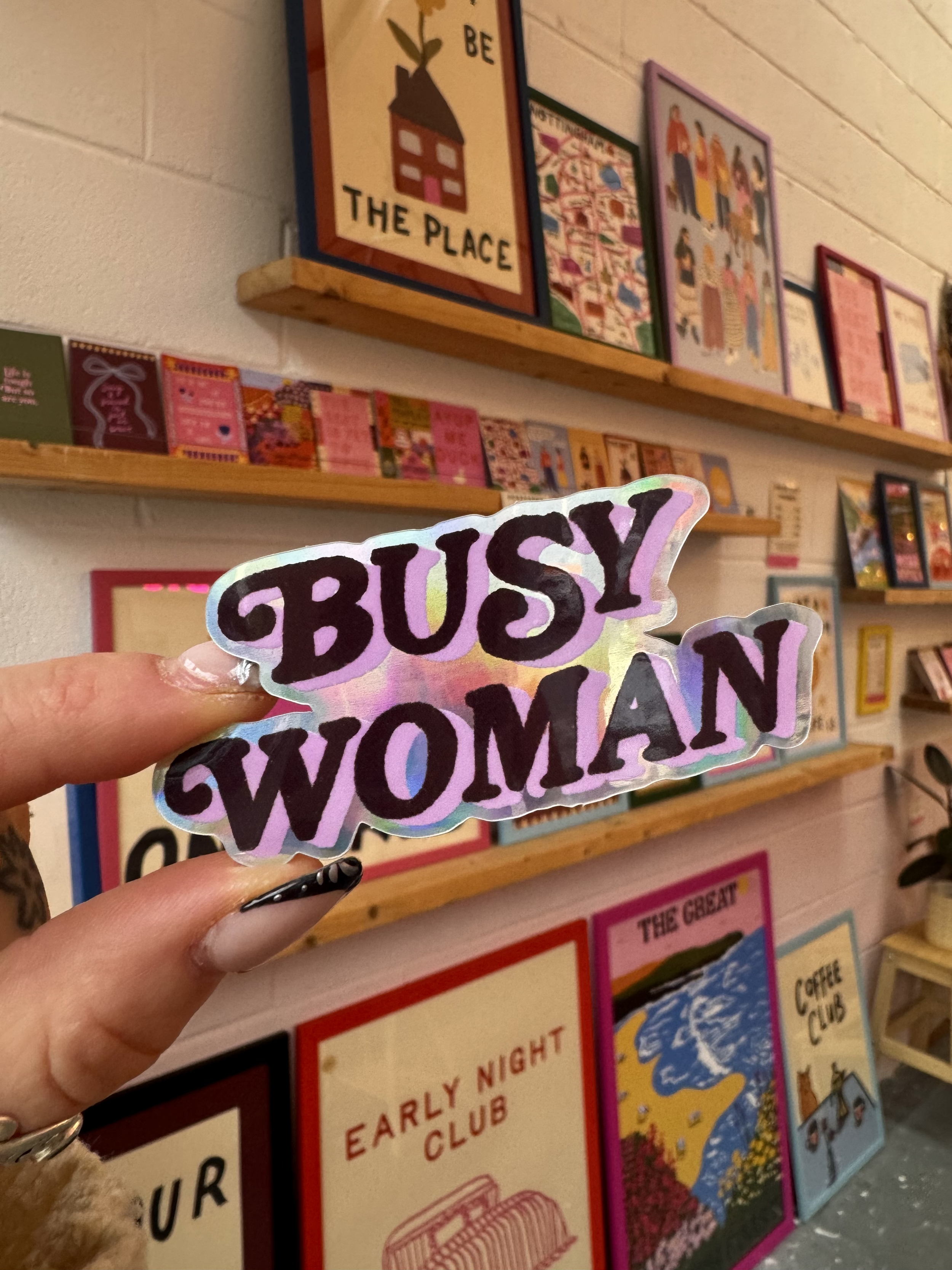 Busy Woman | Vinyl Sticker