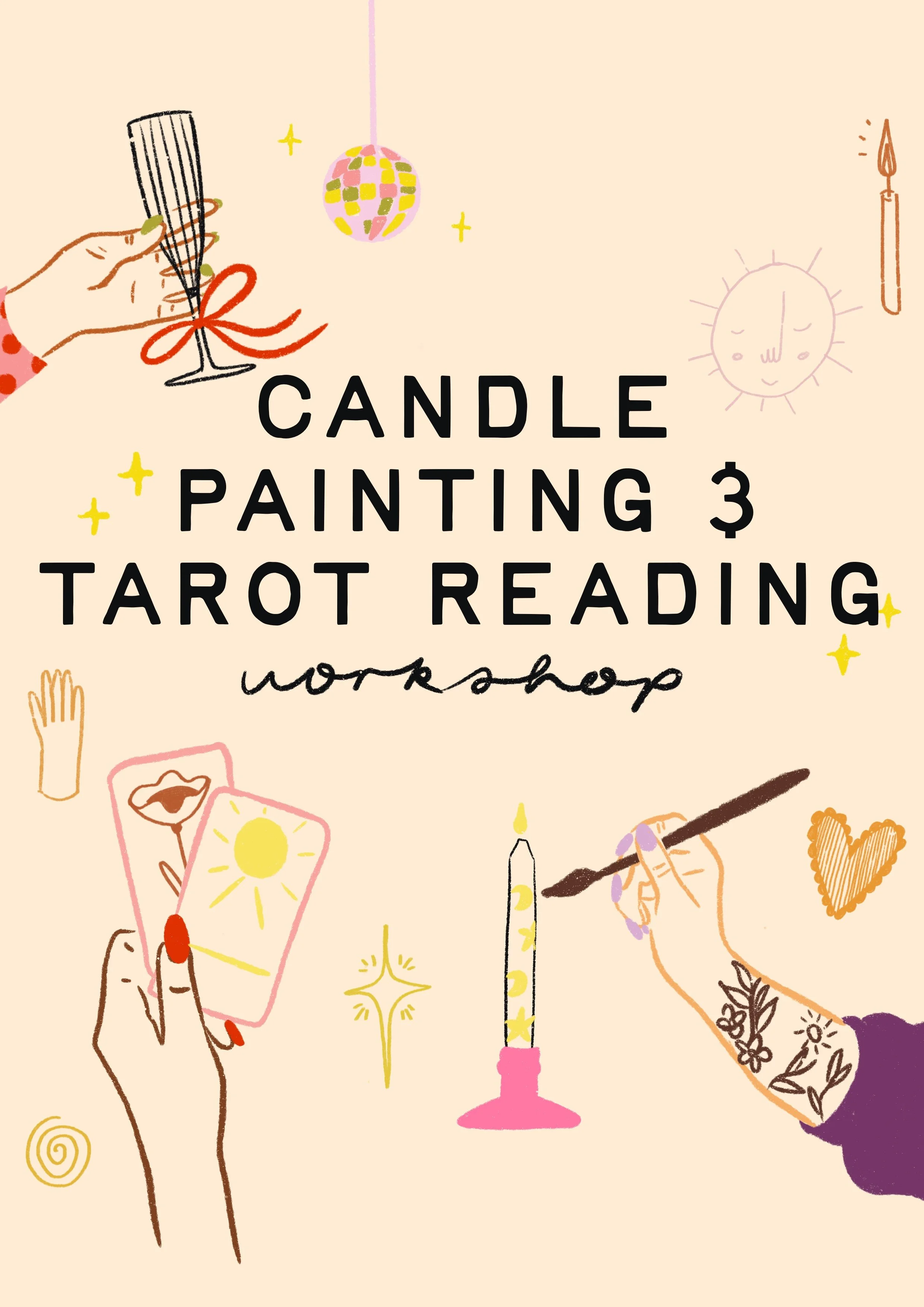 Candle Painting & Tarot Reading | 22nd October 6pm